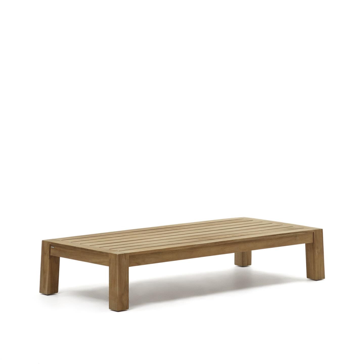 Kave Home Forcanera Salontafel Teakhout – Natuurlijke loungetafel 153 × 76 cm
