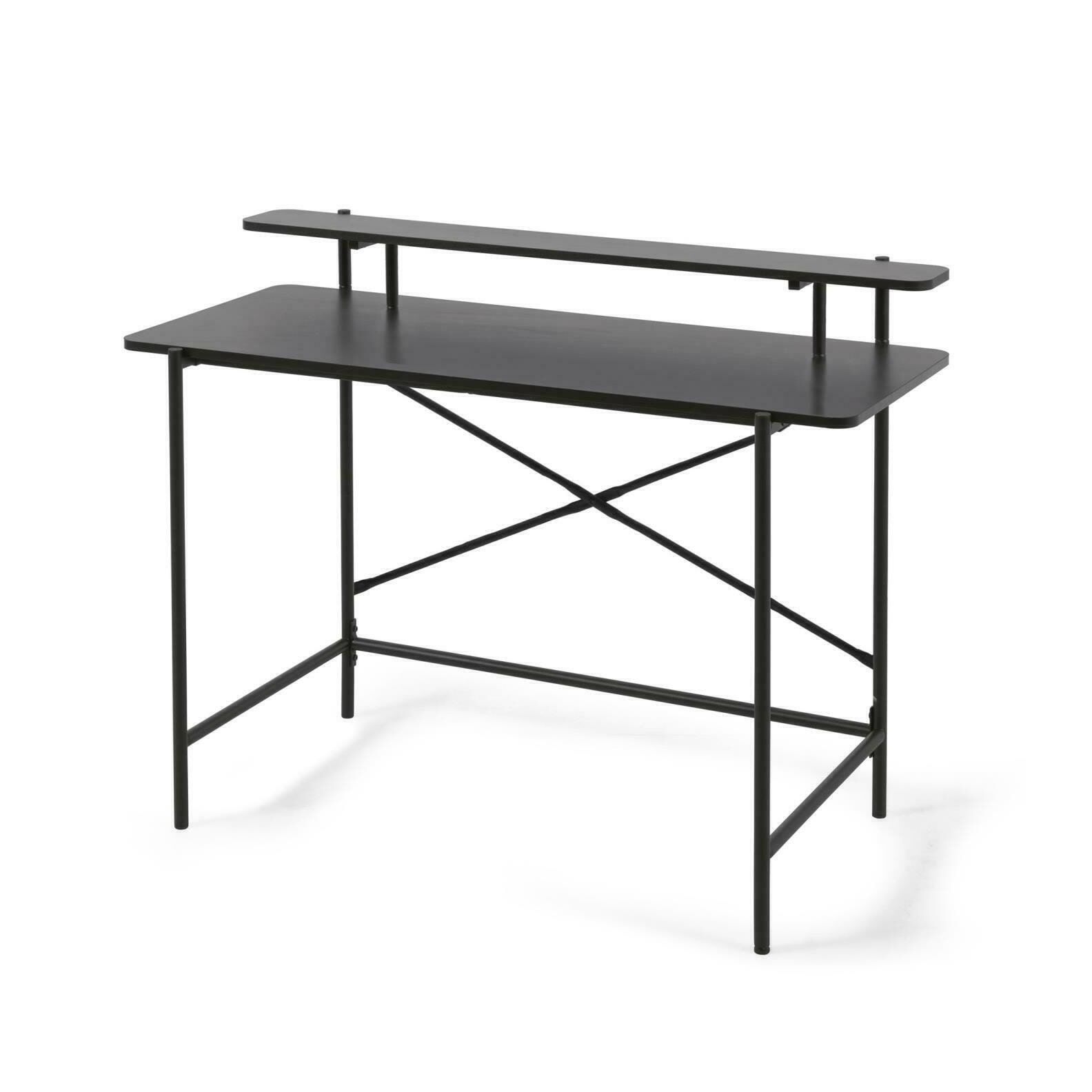 Kave Home Galatia Bureau 120 × 65 cm – Strak Zwart Design voor Stijlvol Thuiswerk