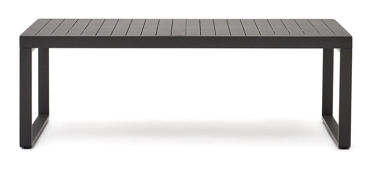 Kave Home Galdana – Uitbreidbare eettafel voor buiten, donkergrijs