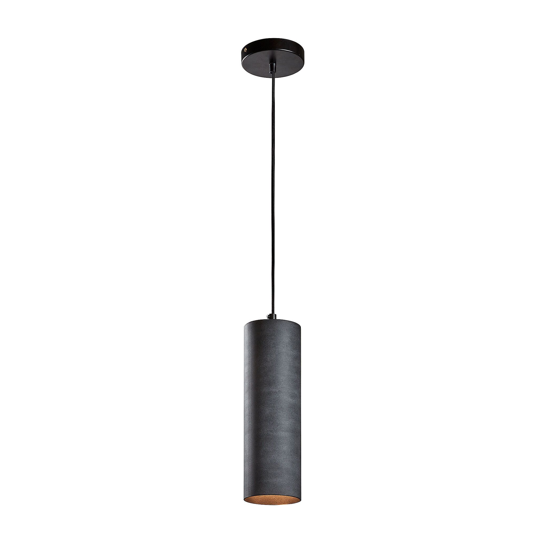 Kave Home Hanglamp Maude – stijlvolle grijze cilinderlamp voor modern interieur