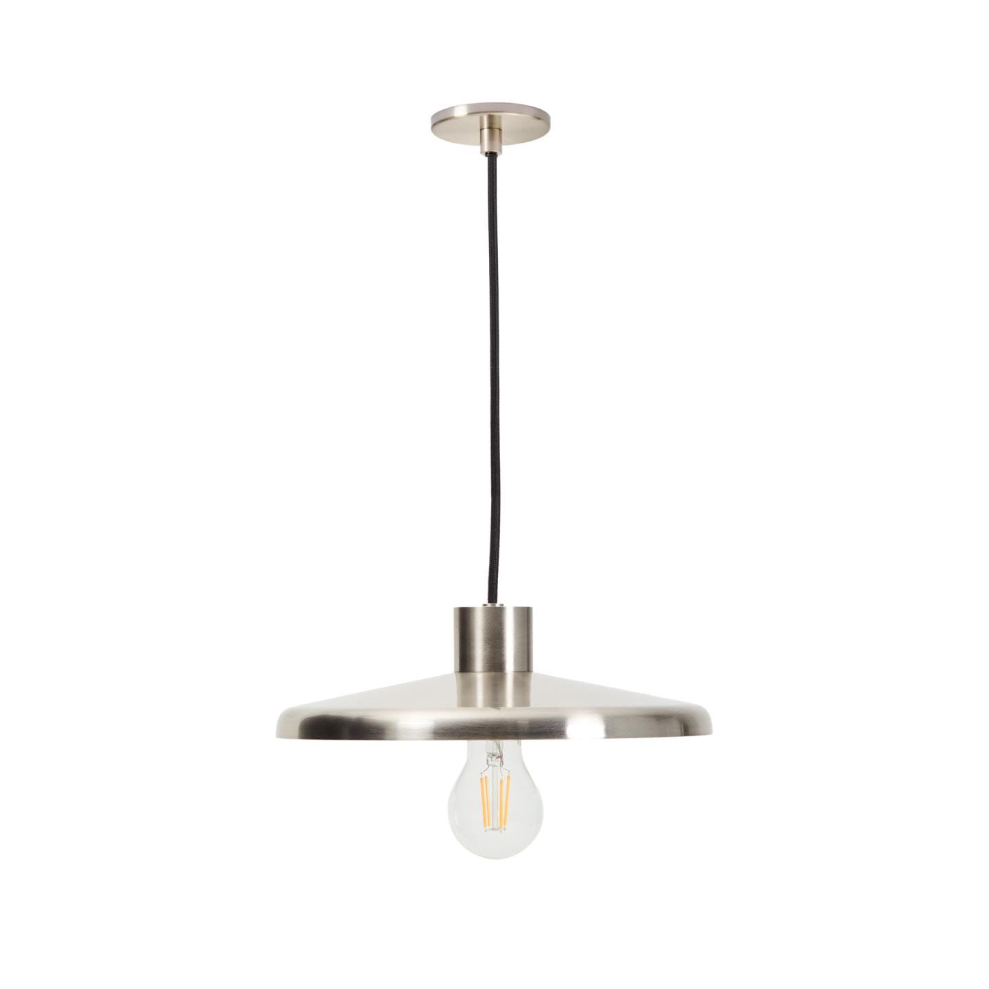 Kave Home Hanglamp Nuvira – Moderne gesatineerde hanglamp in stijlvol zilver