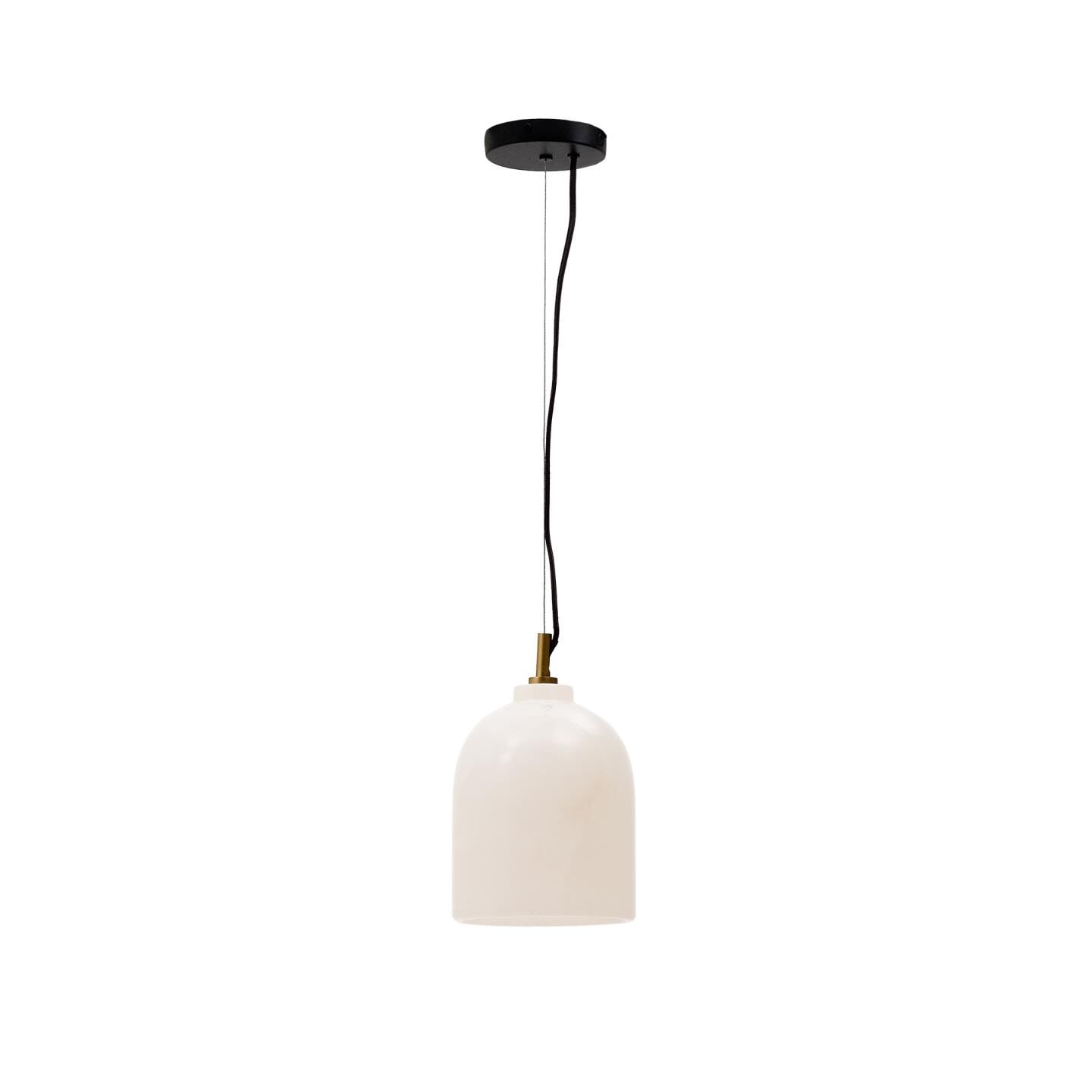 Kave Home Hanglamp Shenli Albast – Warm wit licht met karakter