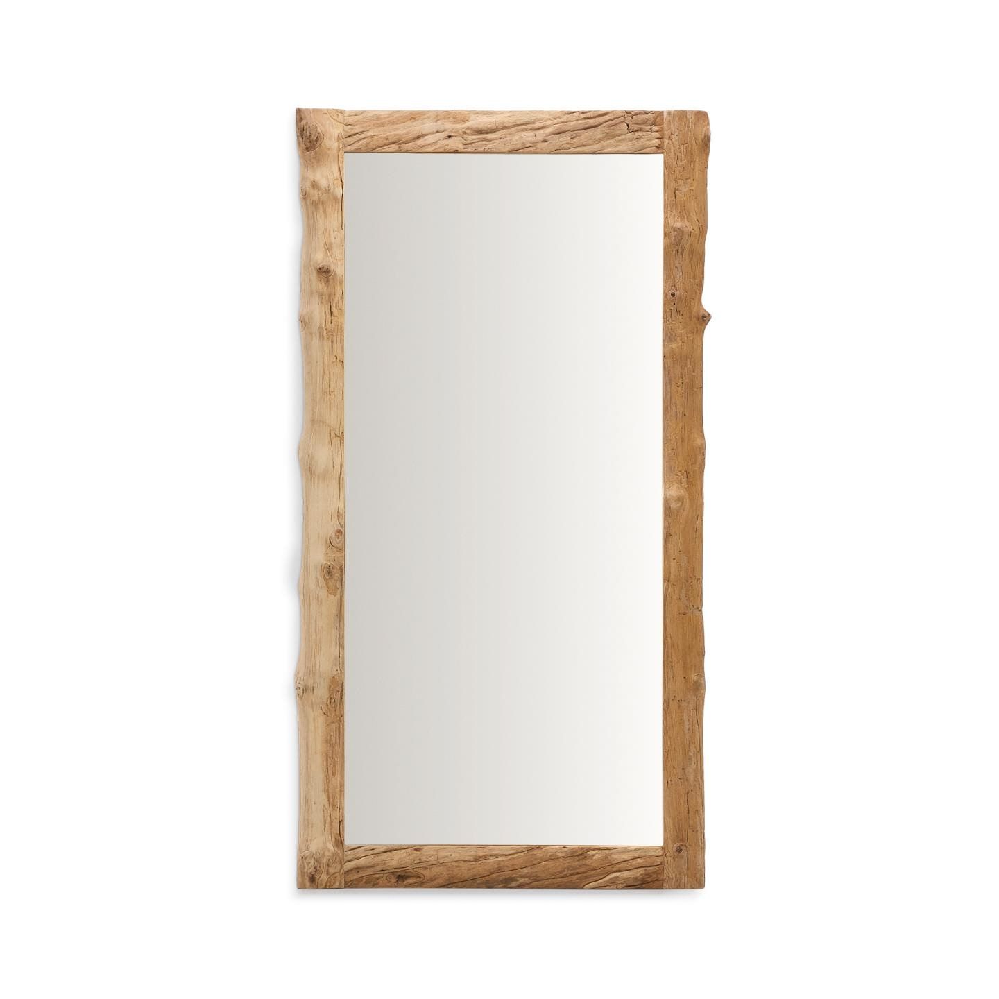 Kave Home Ibro Houten Spiegel – 200×105 cm in warme bruine tint