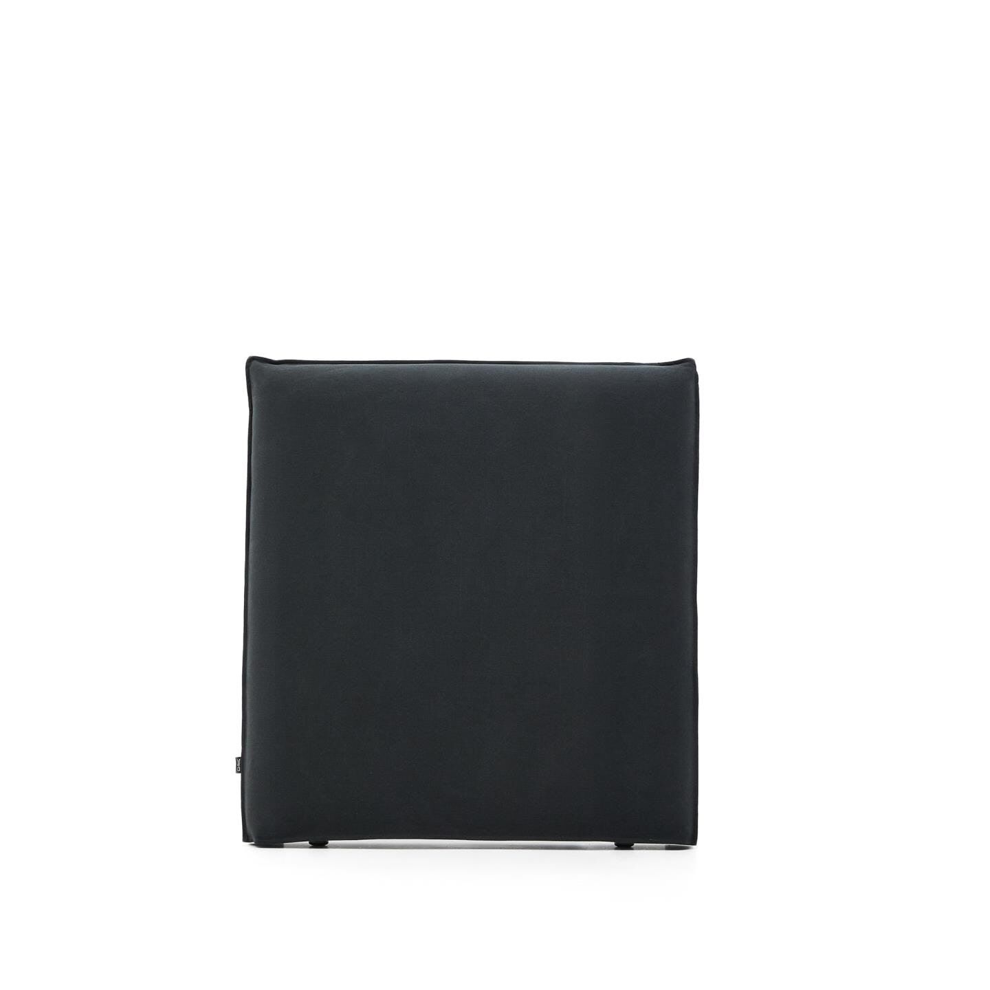 Kave Home Jaira Hoofdbord Linnenmix – Stijlvol Antraciet voor 90 cm Bed
