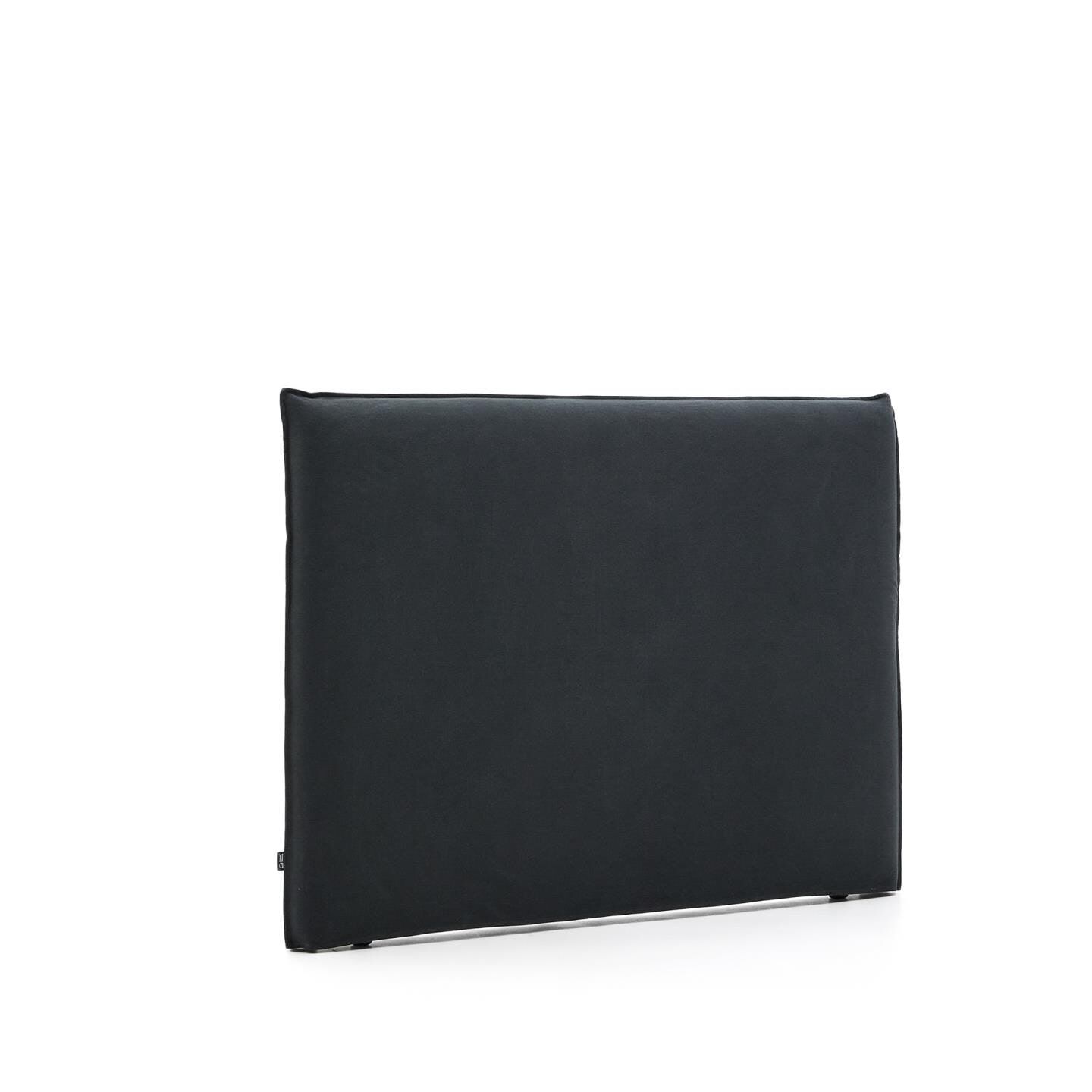 Kave Home Jaira Hoofdbord – Luxe linnenmix in antraciet, 150 cm