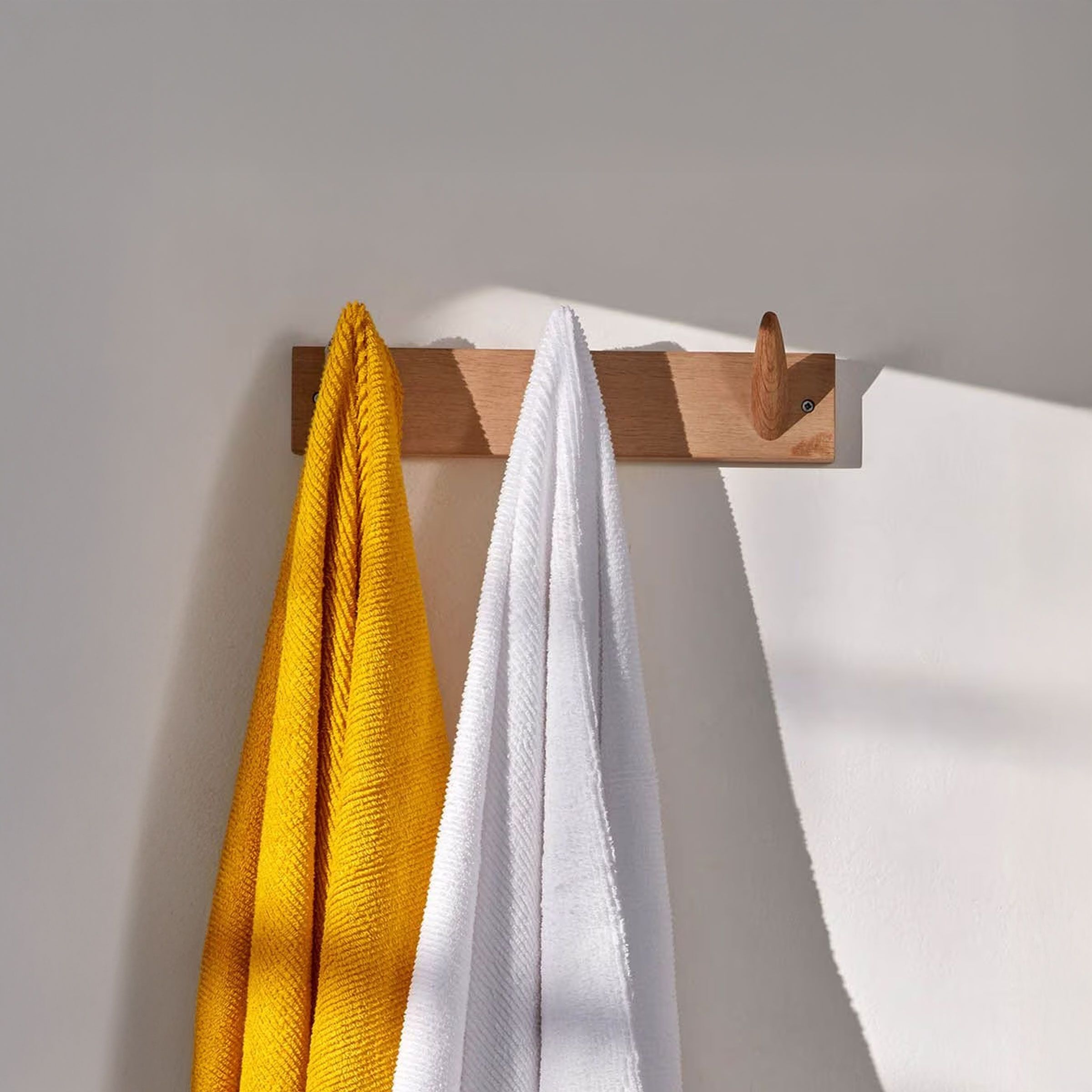Kave Home Kapstok Natane 40 cm – Massief beukenhout in naturel