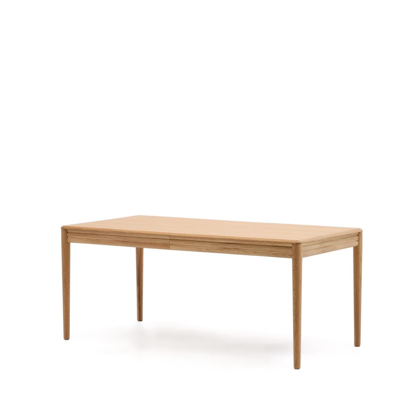 Kave Home Lenon Uitschuifbare Eettafel – Naturel eiken, 160‑200 cm