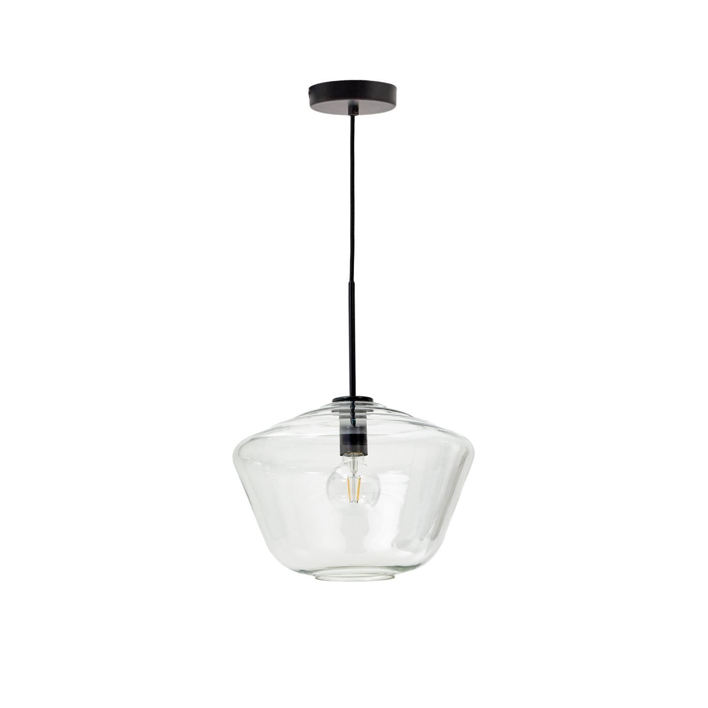 Kave Home Mao Hanglamp – Transparant Glazen Elegantie voor elk Interieur
