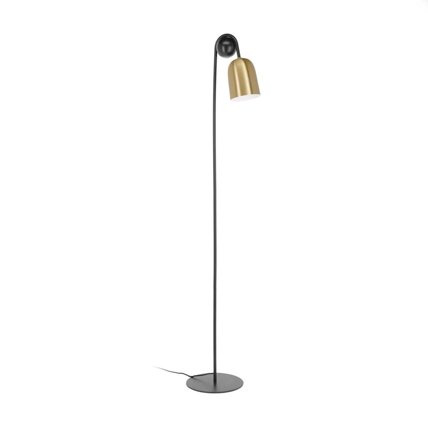 Kave Home Natsumi Vloerlamp in Koper – Modern Design met Vintage Touch