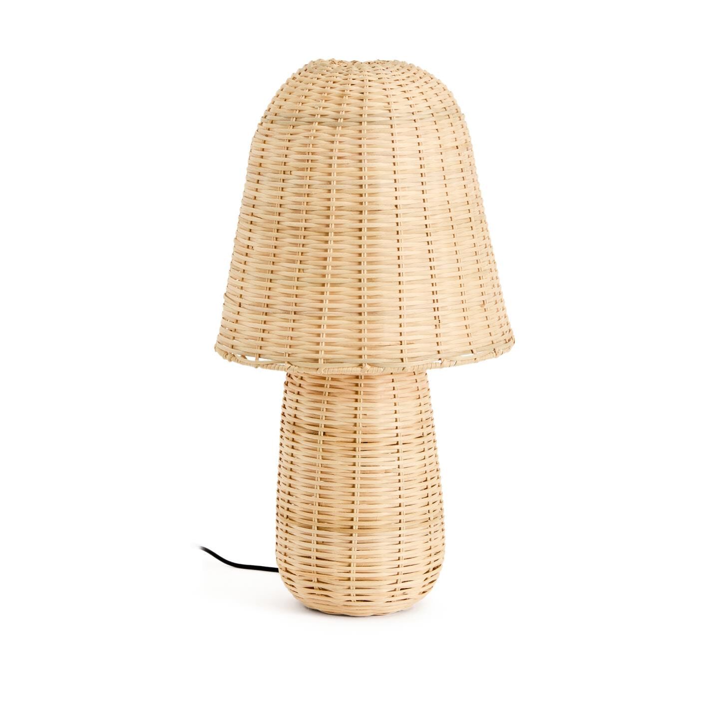 Kave Home Neuda Rotan Tafellamp – Natuurlijke Warmte en Sfeerverlichting