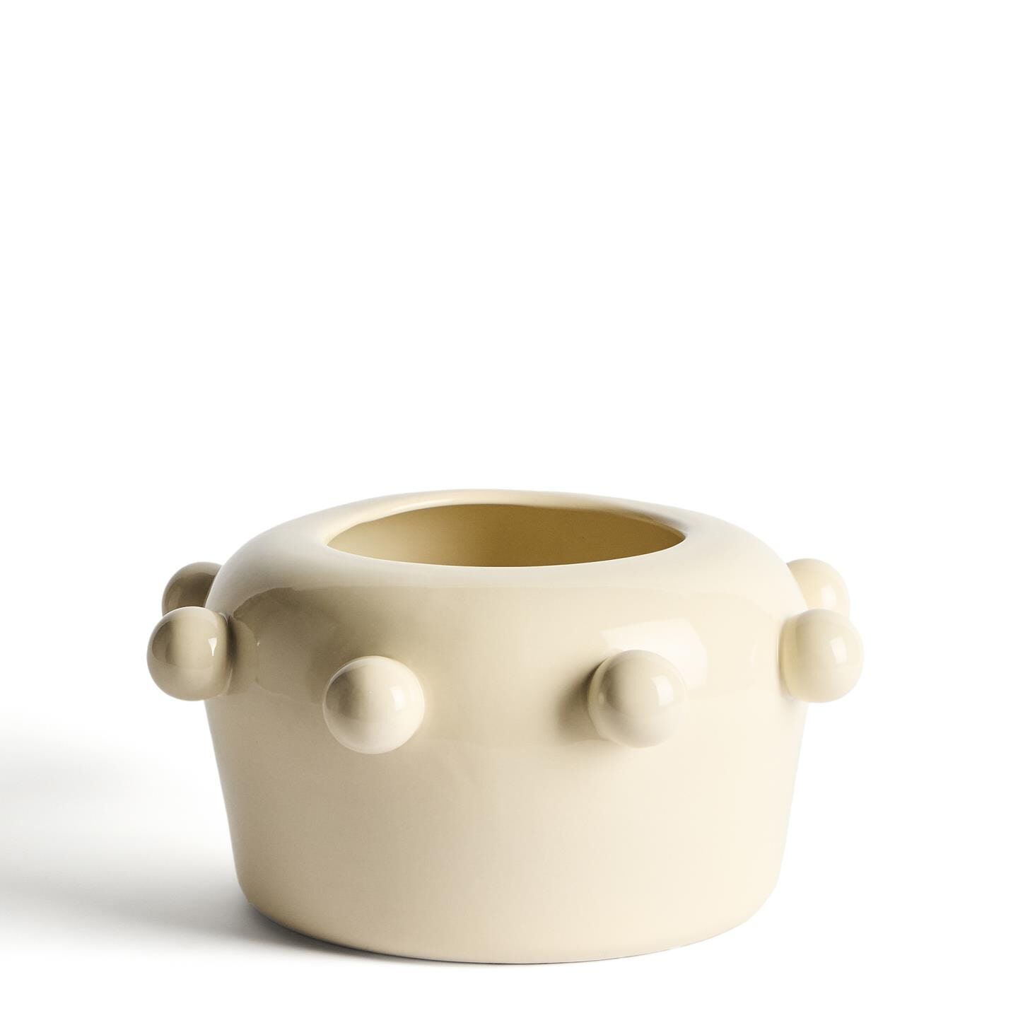 Kave Home Odra Keramische Pot – Tijdloos Beige Design