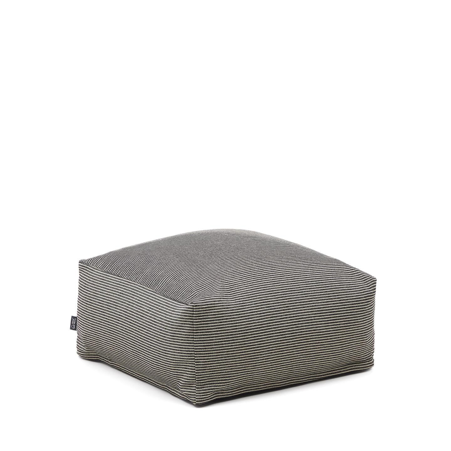 Kave Home Poef Famara – Luxe Donkerblauw Comfort voor Elke Woonruimte