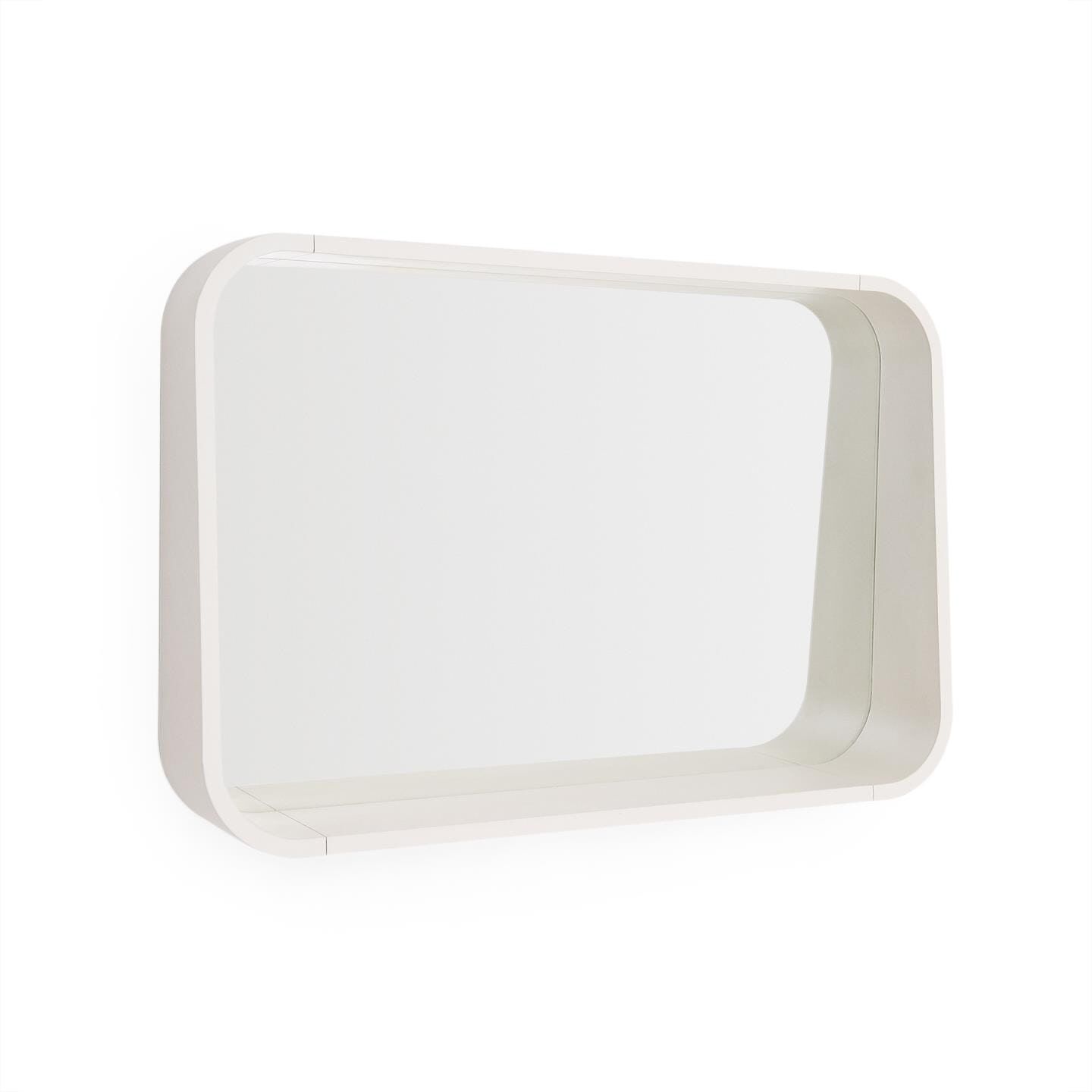 Kave Home Salaya Badspiegel 60 × 90 cm – Strak Beige Design voor een Stijlvolle Badkamer