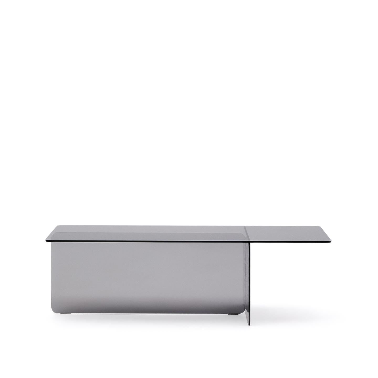 Kave Home Salontafel Zaren Grijs – Minimalistisch glasdesign voor modern wonen