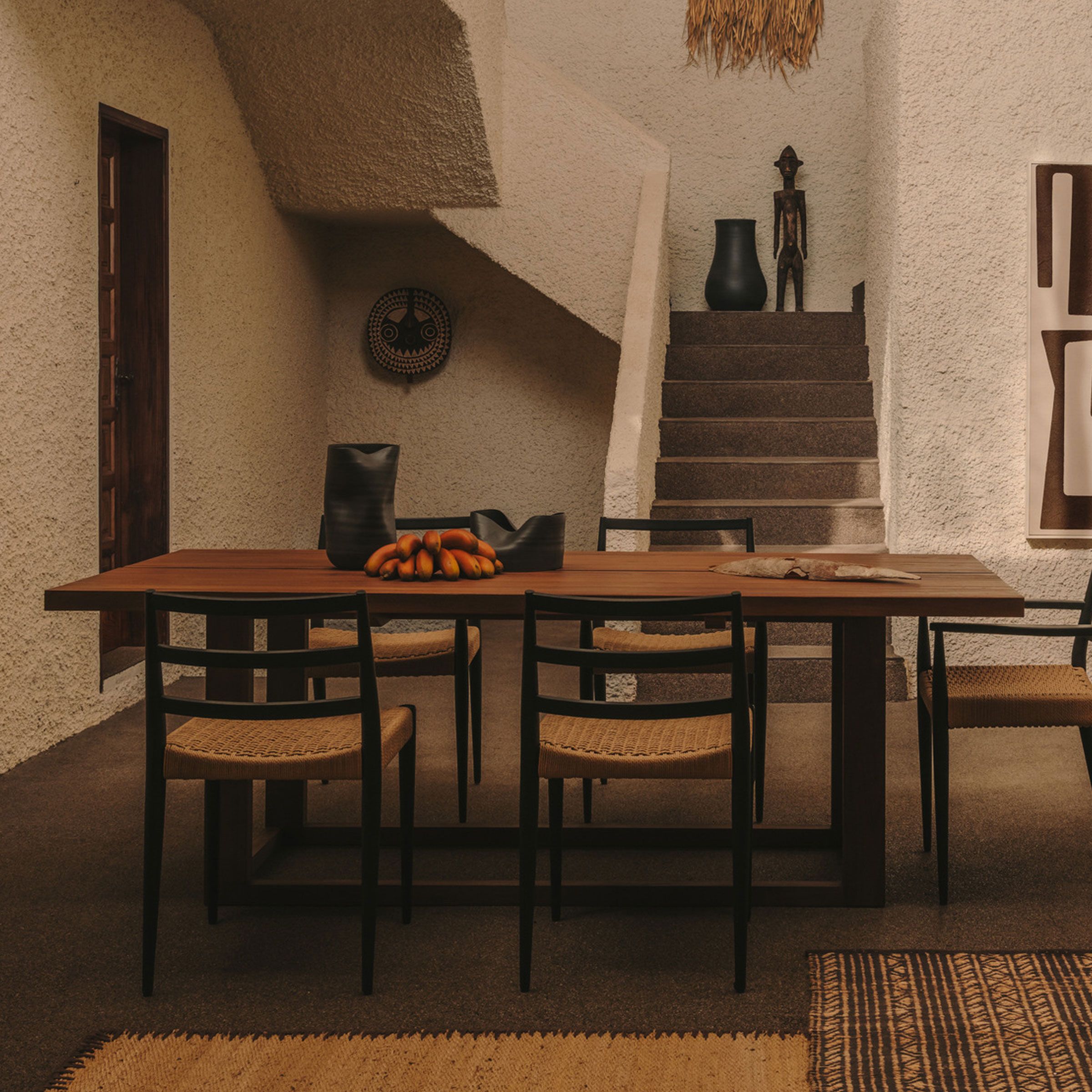 Kave Home Sashi eettafel van massief teakhout – tijdloze elegantie voor 220 × 100 cm