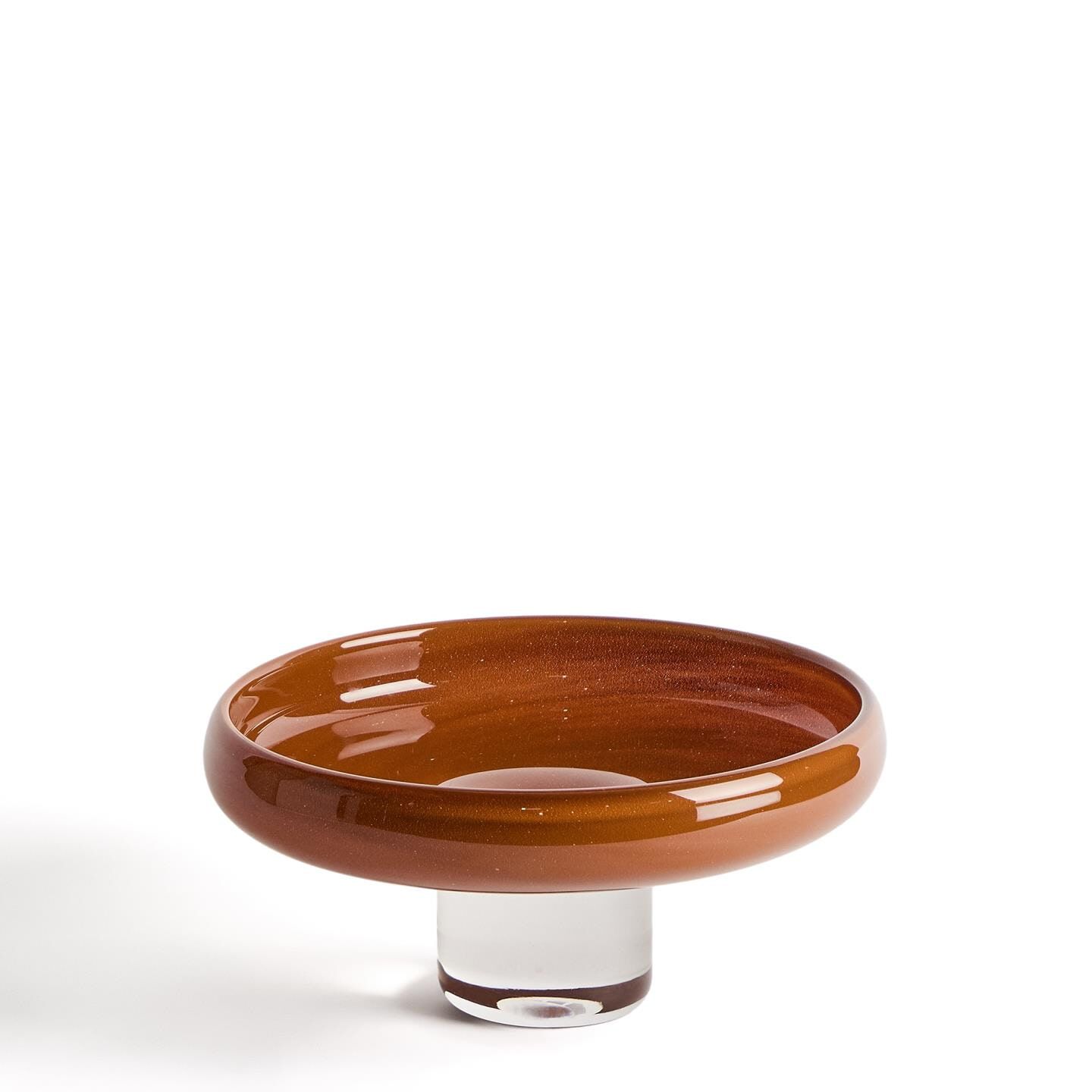 Kave Home Schaal Denuo Glas – Rood, 28 cm: Elegante Toets voor elke Oppervlakte