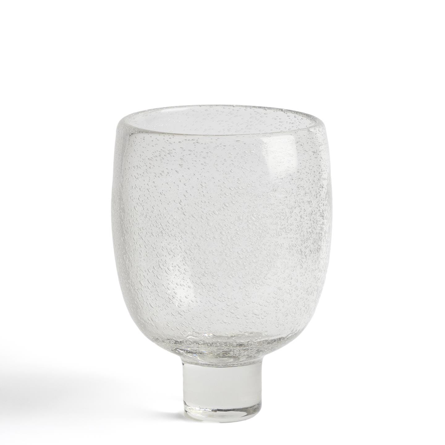 Kave Home Sirau Vaas van Glas – Elegante 33 cm Transparante Accessoire