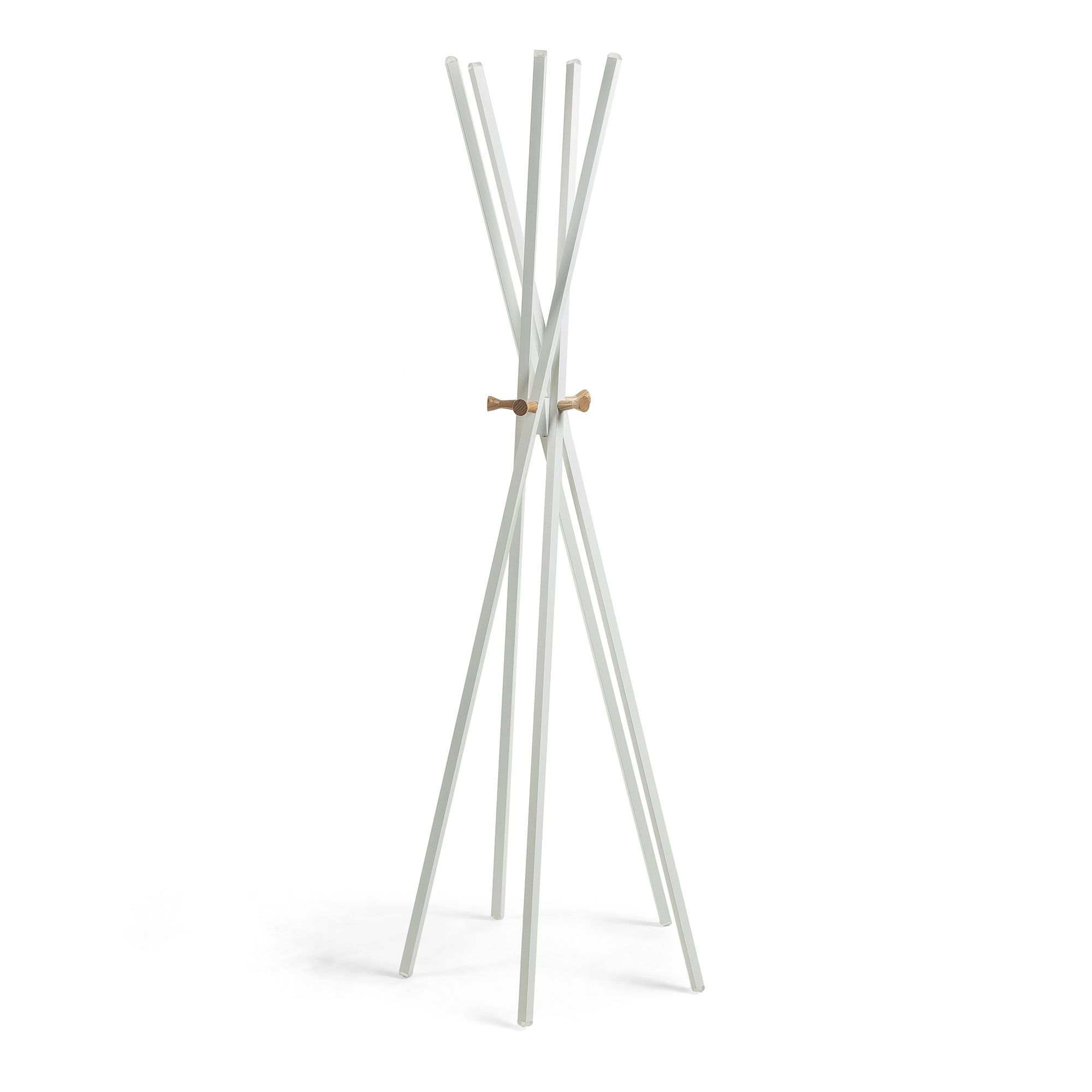 Kave Home staande kapstok Chelsey – Strak wit design voor elk interieur