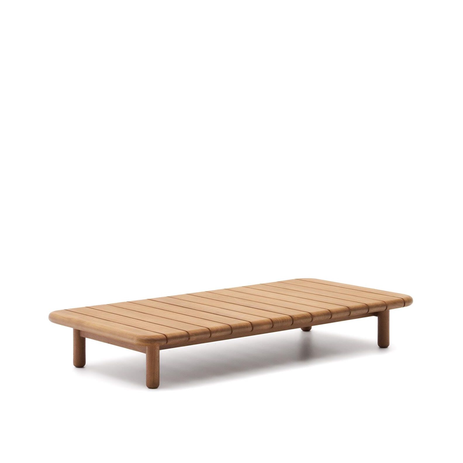 Kave Home Turqueta Salontafel – Massief Teakhout 140 × 70 cm, stijlvol en weerbestendig
