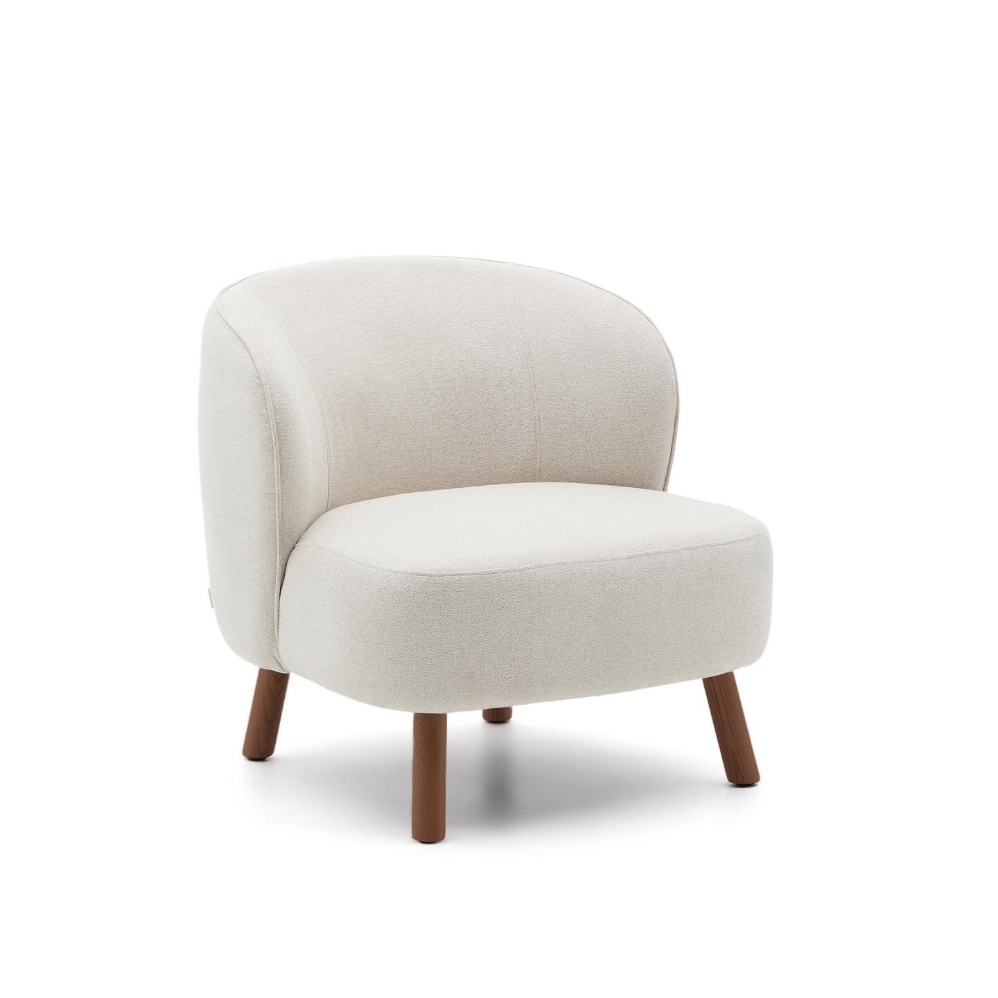 Kave Home Ulit Chenille Fauteuil – Waterafstotend & Duurzaam Beige