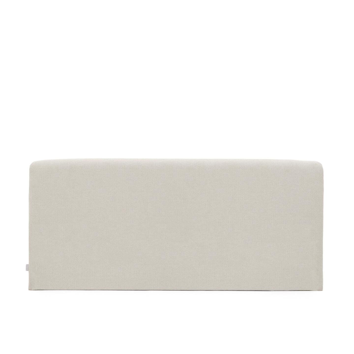 Kave Home Valma Hoofdbord 160 × 200 cm – Pearl Chenille voor een Minimalistische Slaapkamer
