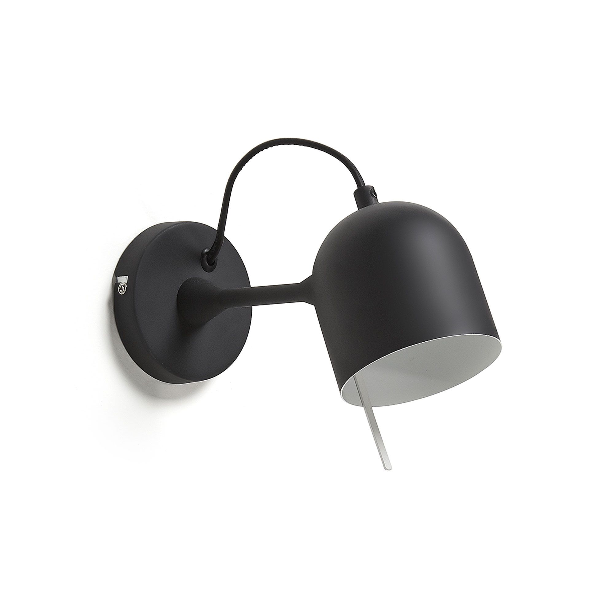 Kave Home Wandlamp Lucilla in Matzwart – Stijlvolle Flexibiliteit voor elke Wand