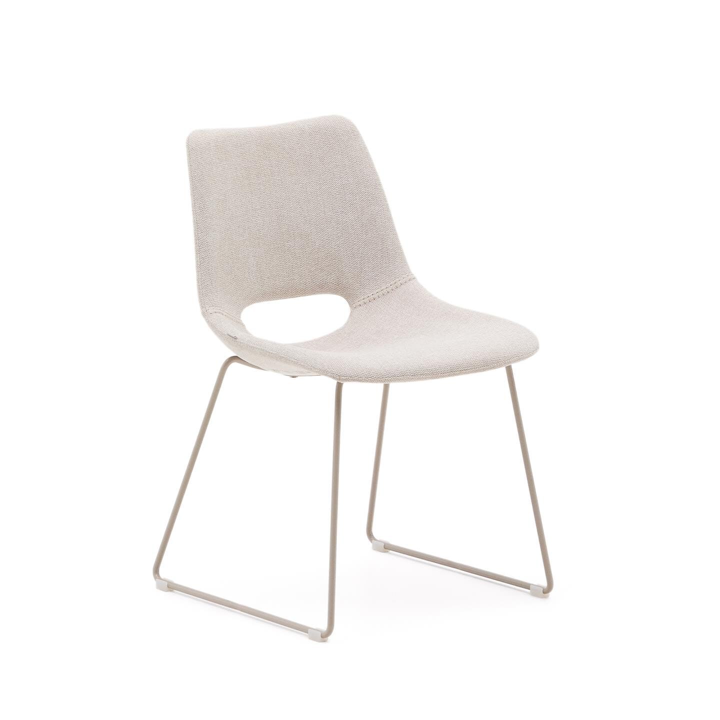 Kave Home Zahara Eetkamerstoel – Beige: Tijdloze Elegantie voor Elk Interieur