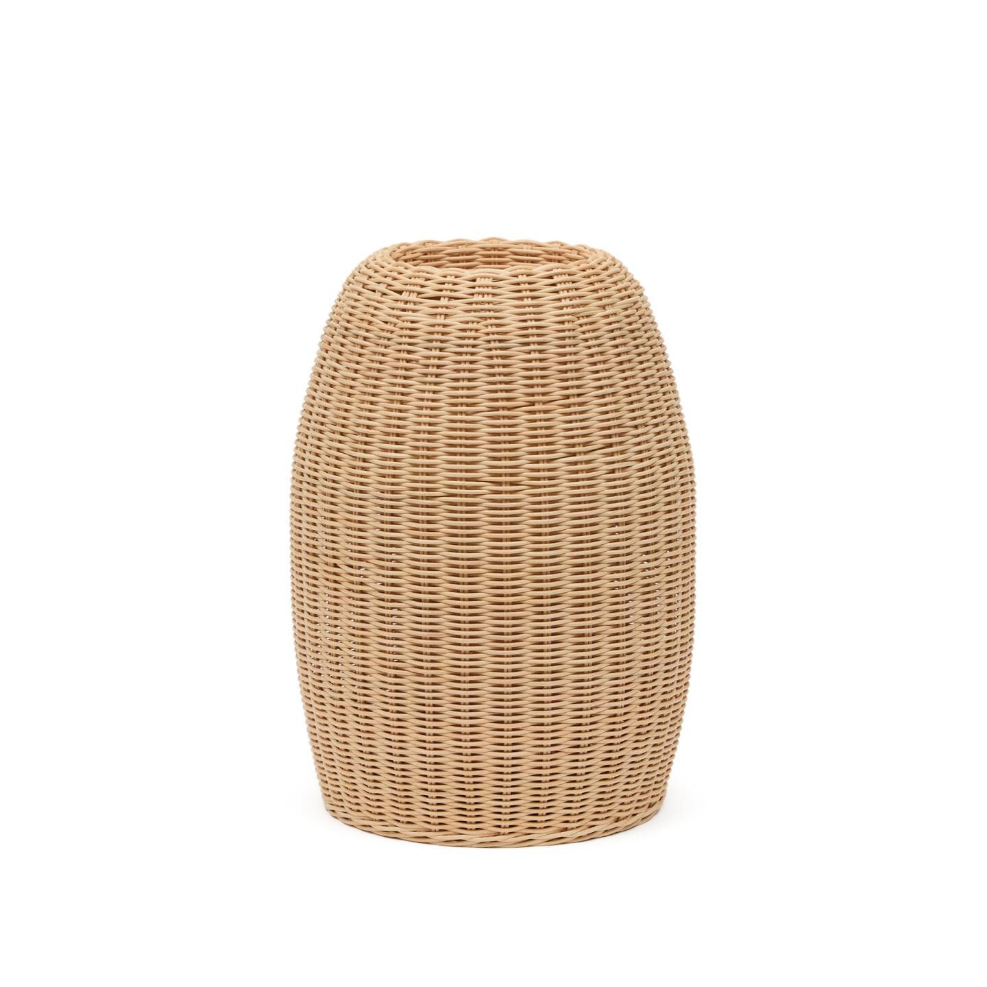 Kave Home Zilna Rotanvaas – Natuurlijke elegantie voor elk interieur