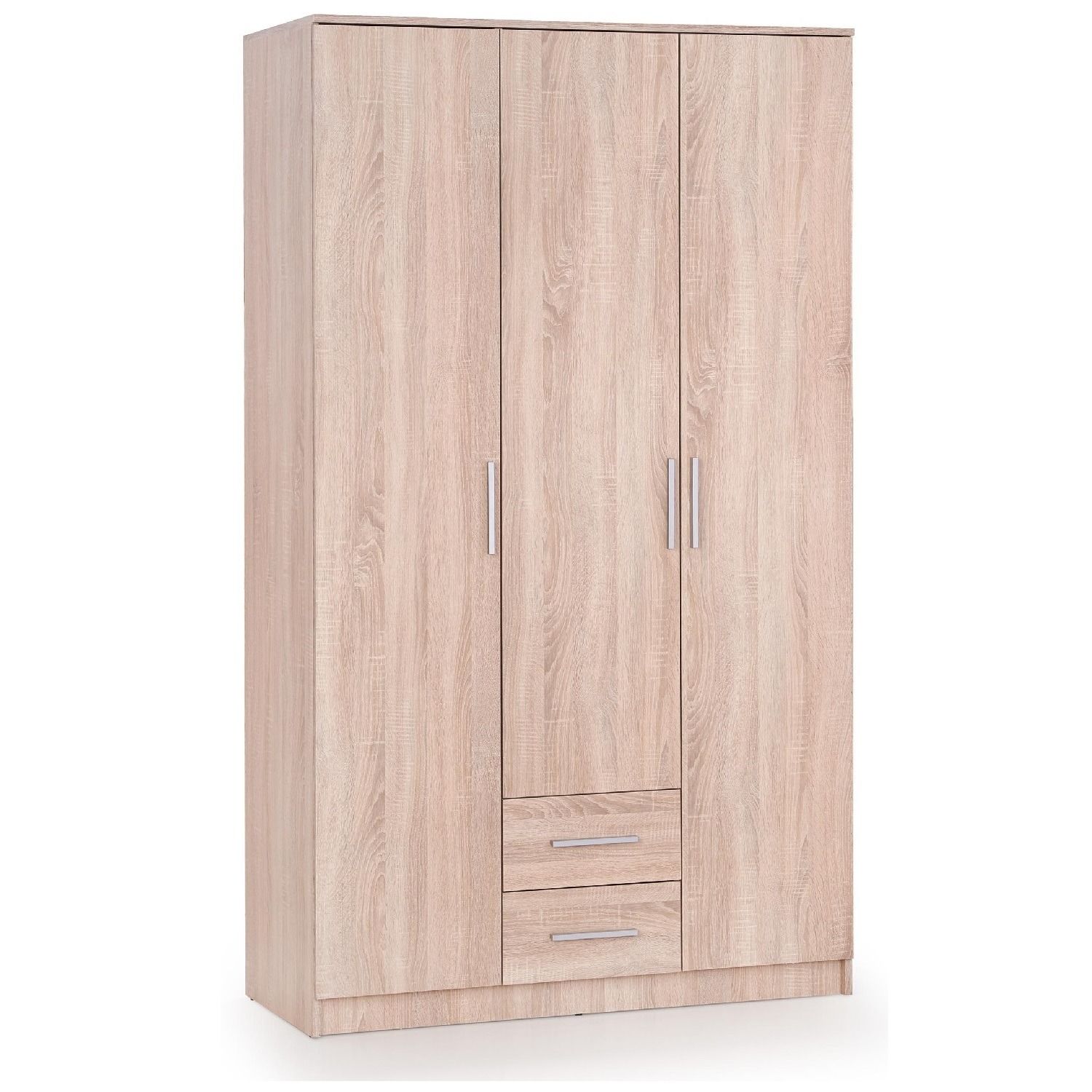 Kledingkast Lima 120 cm – Traditioneel design in sonoma eiken