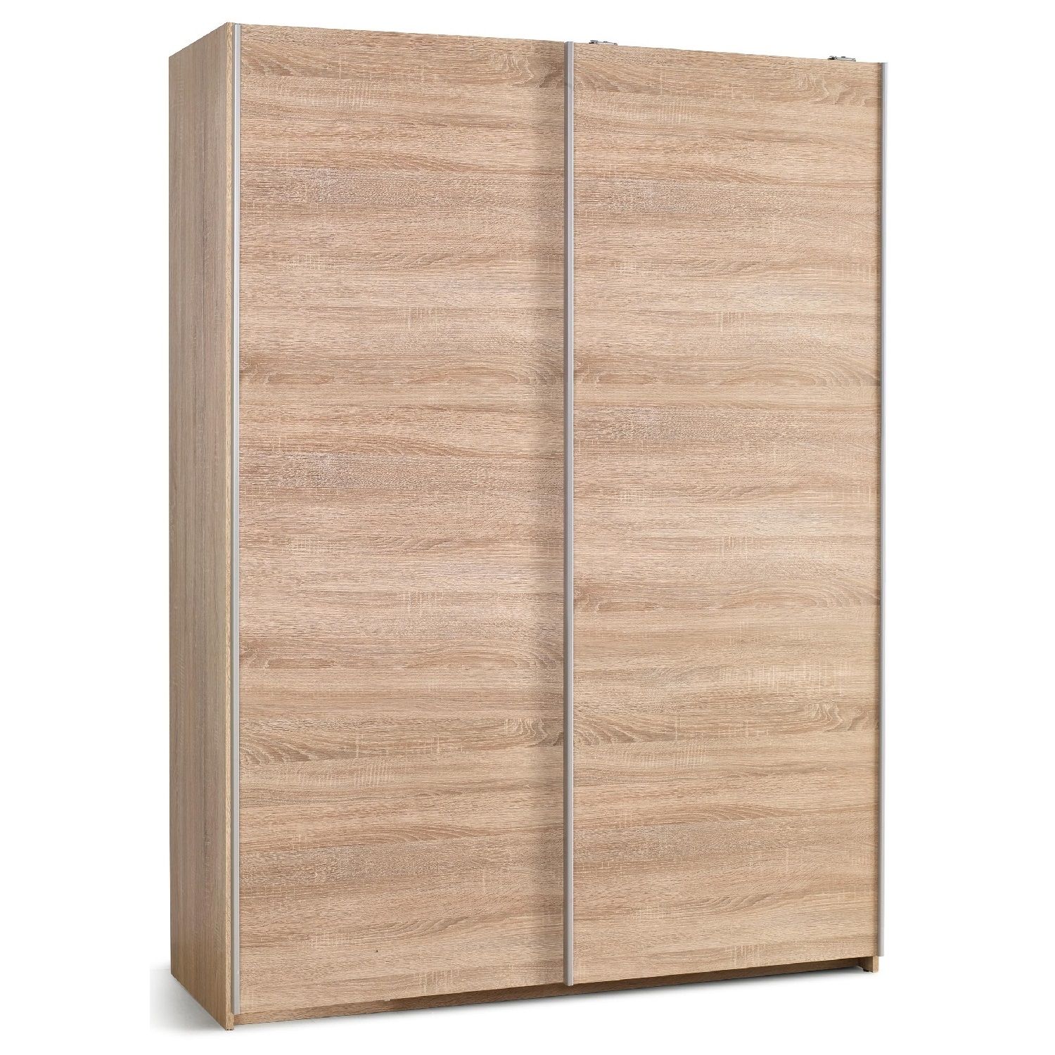 Kledingkast Lima – 153 cm breed, sonoma eiken, stijlvolle garderobekast