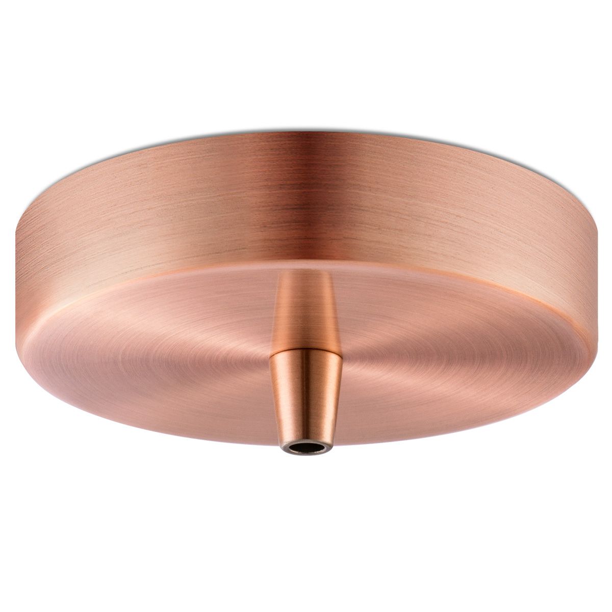 Koperen plafondkap voor DIY‑hanglamp – stijlvolle afwerking in 11 cm