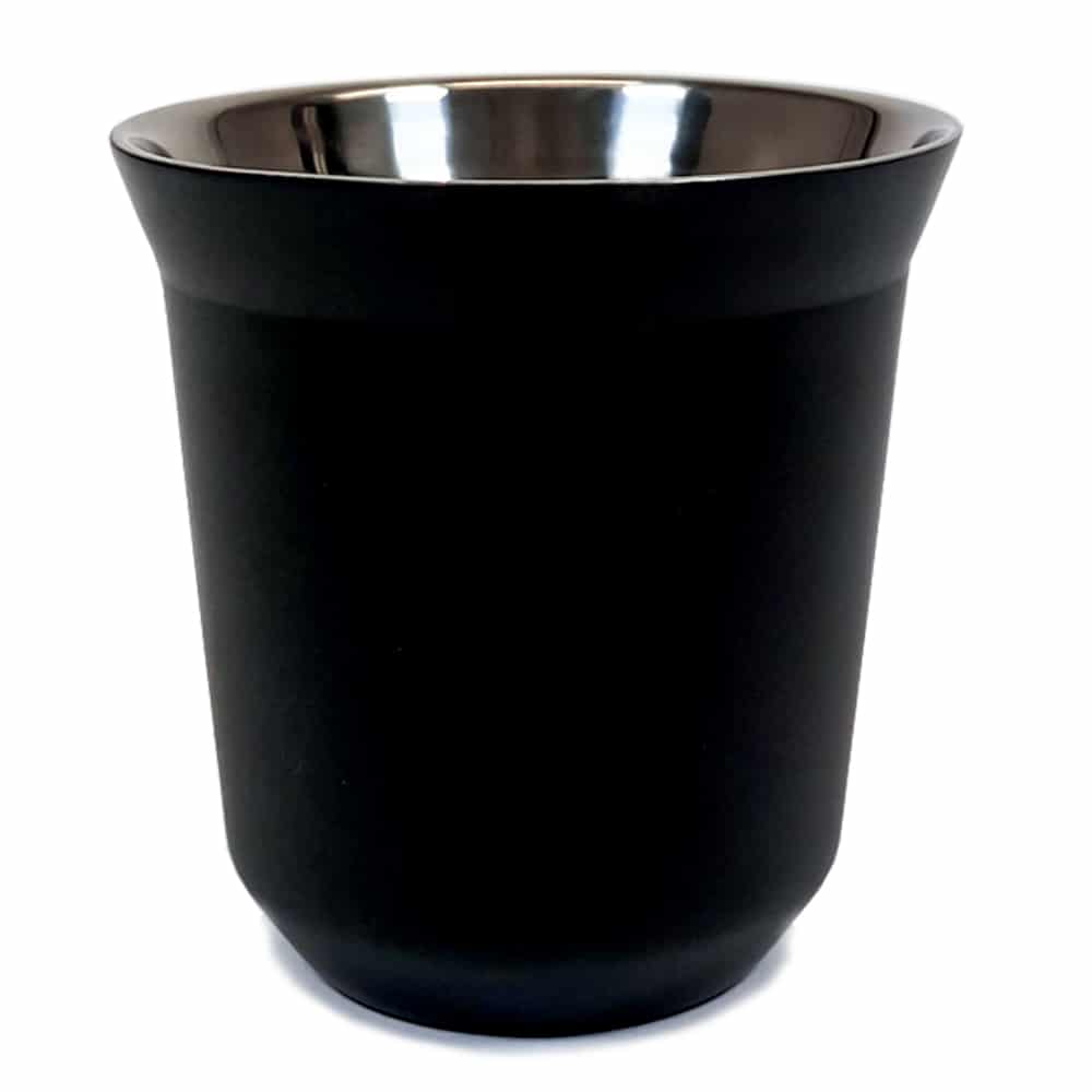 Krumble Dubbelwandig Espressokopje van Roestvrij Staal – 80 ml