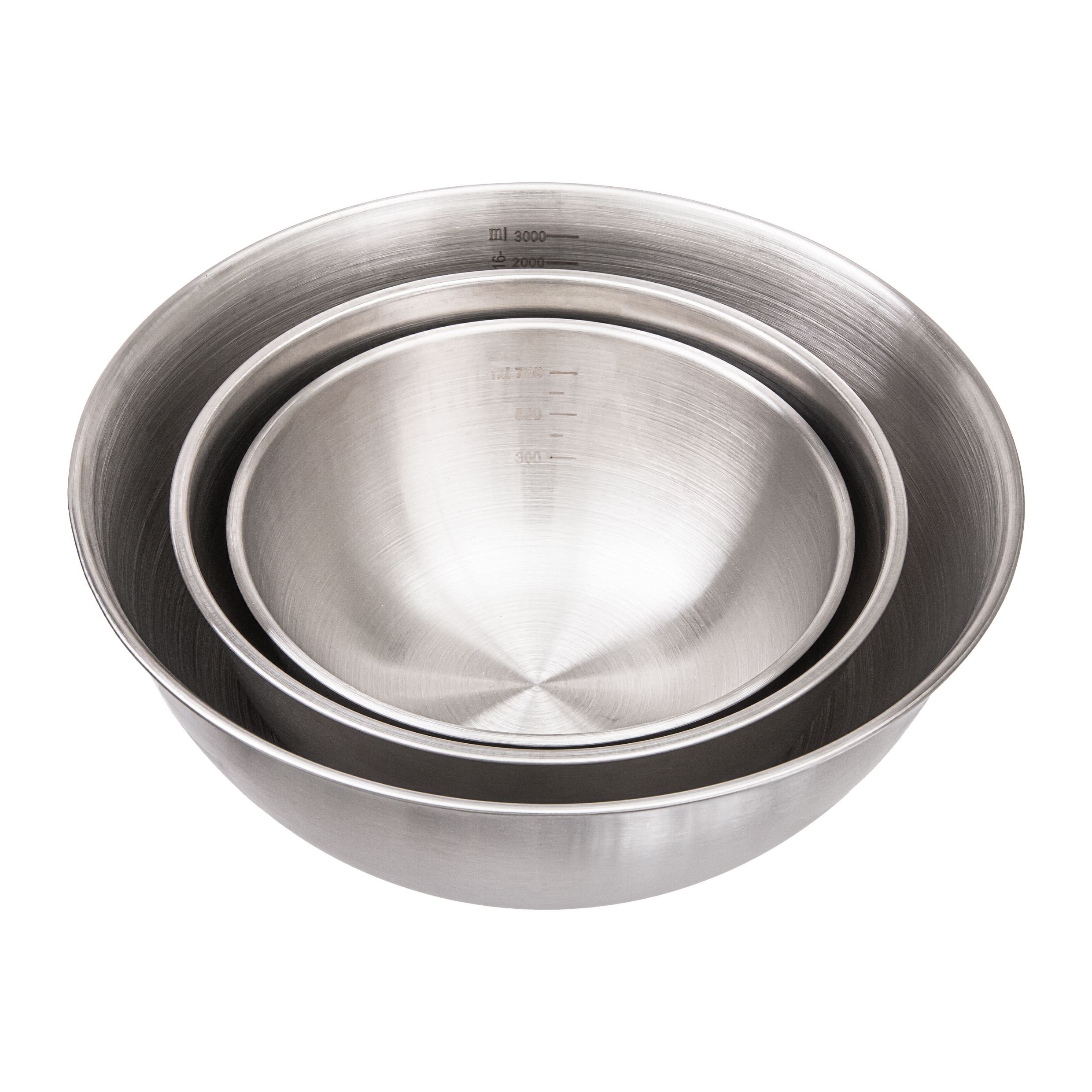 Krumble RVS Beslagkommen – Set van 3 voor elke keuken