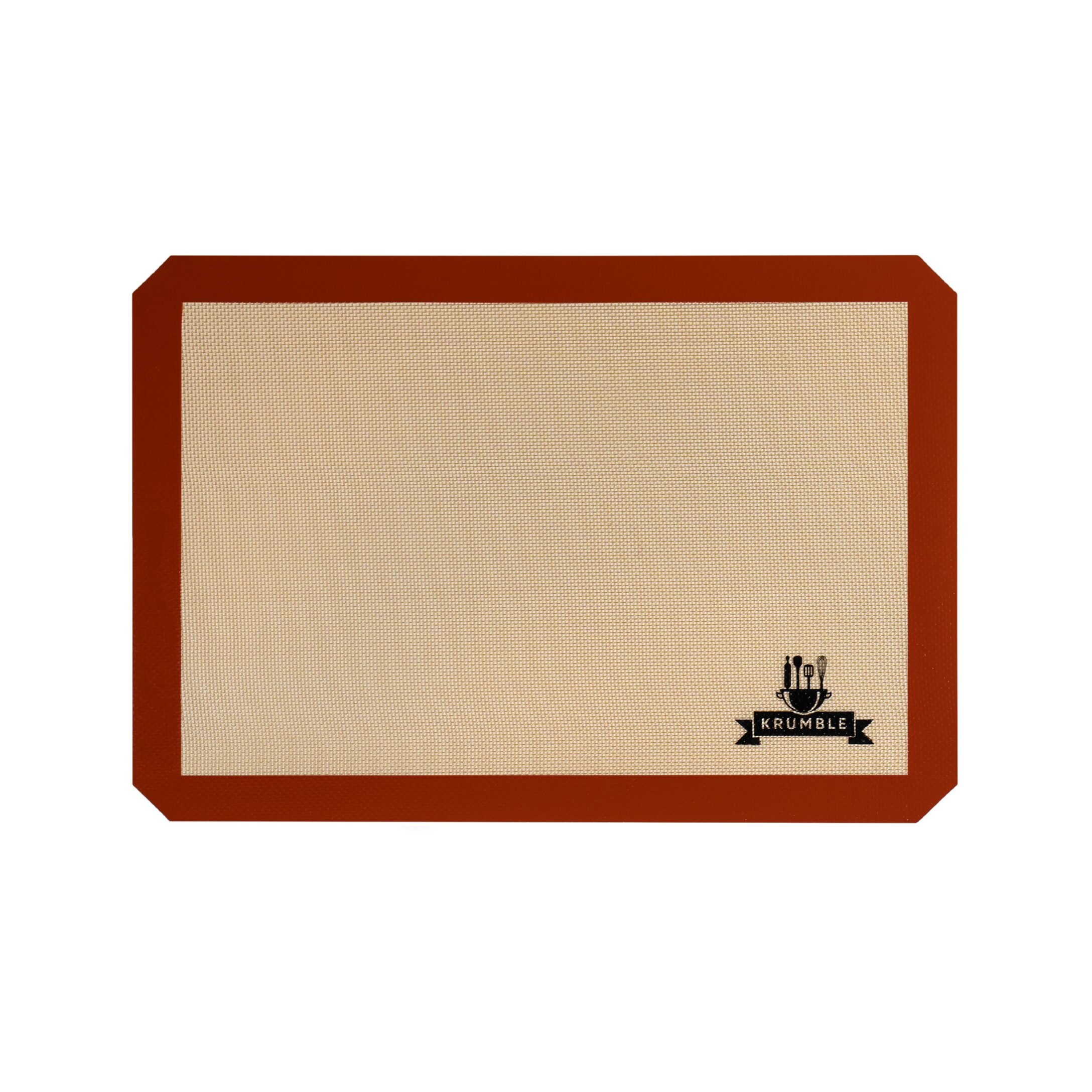 Krumble Siliconen Bakmat – Bruin – 30 × 42 cm – Antislip & Hittebestendig tot 250 °C