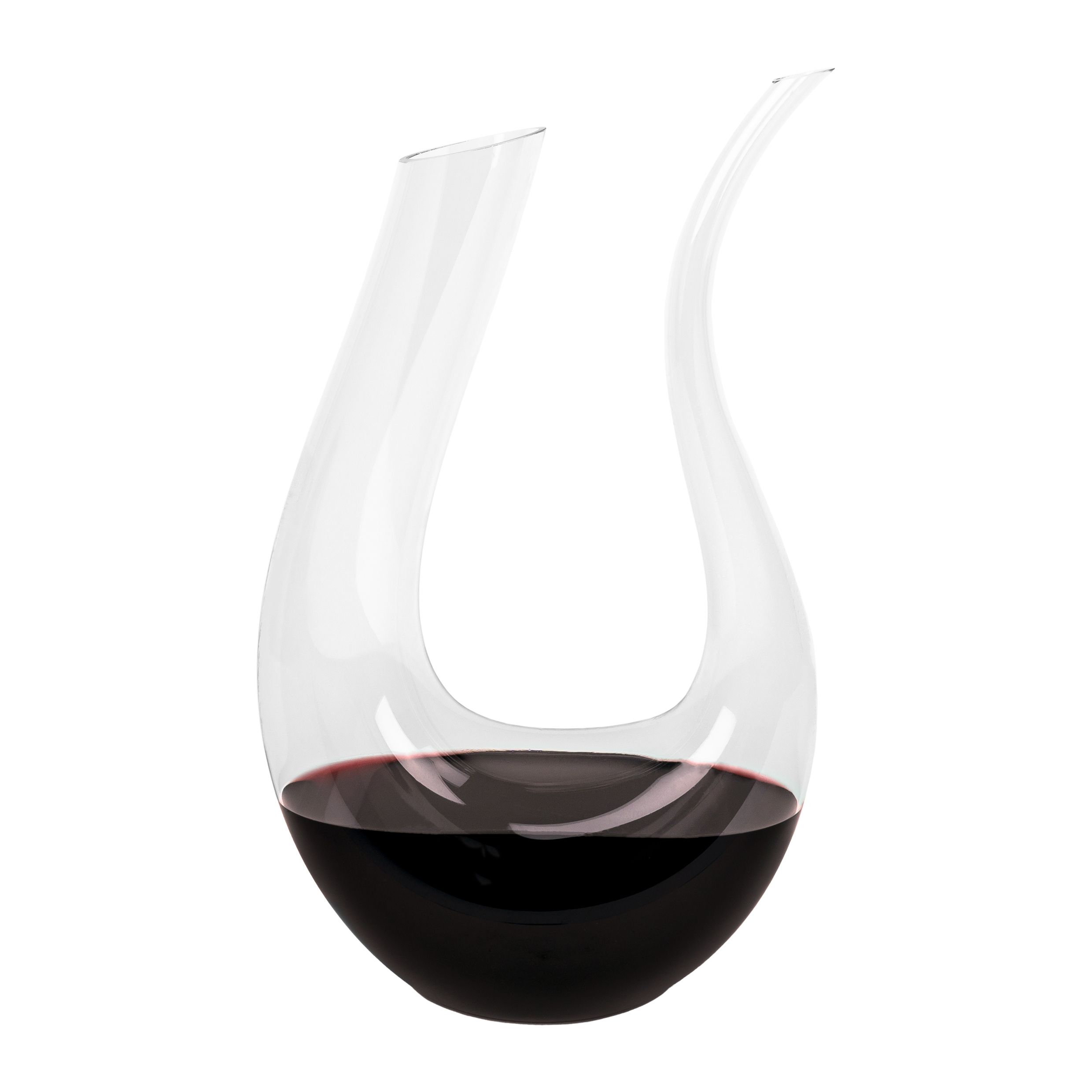 Krumble Transparante Decanteerkaraf in U‑vorm – Luxe presentatie voor elke wijn
