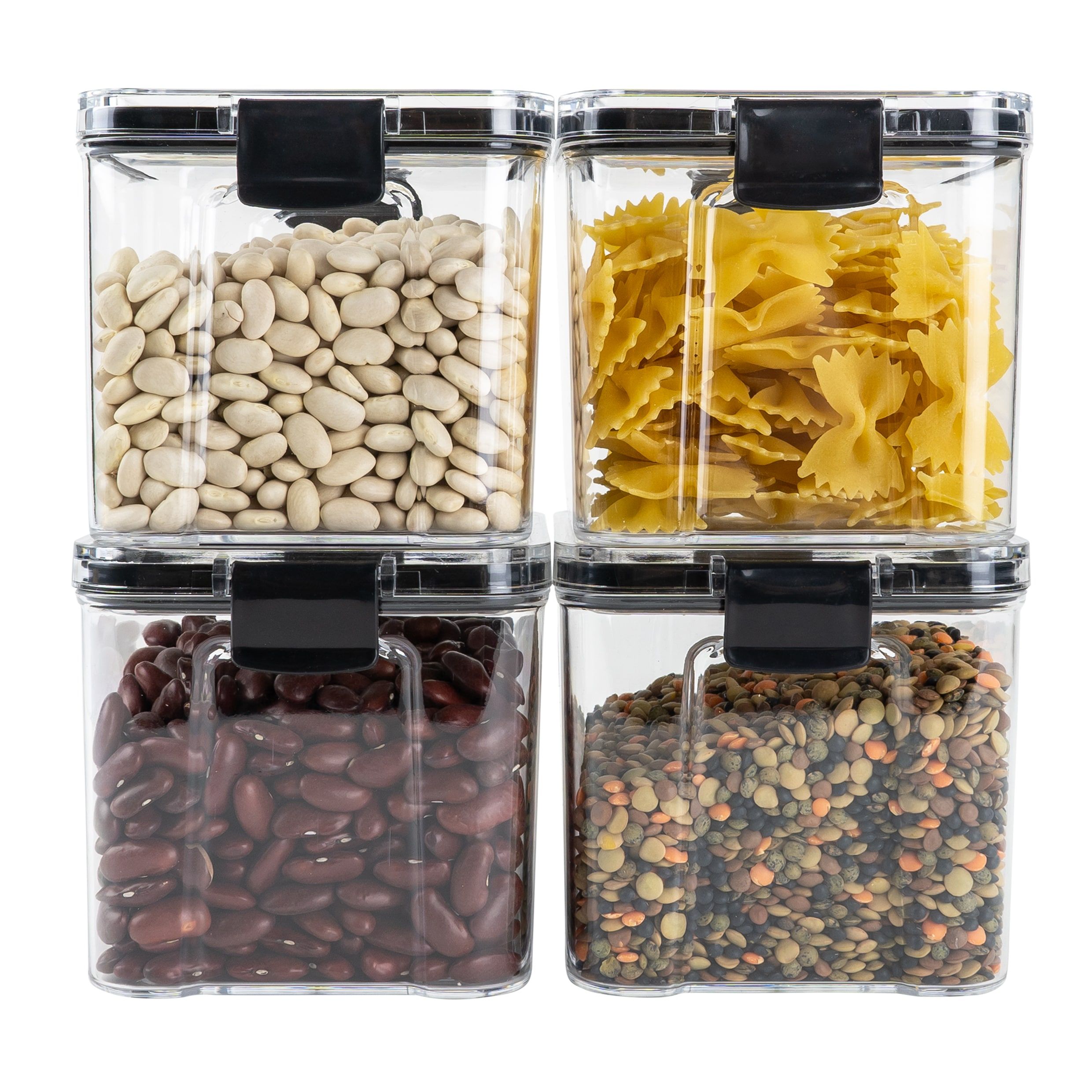 Krumble voorraadpotten set van 4 – Praktisch, stijlvol en 100 % BPA‑vrij