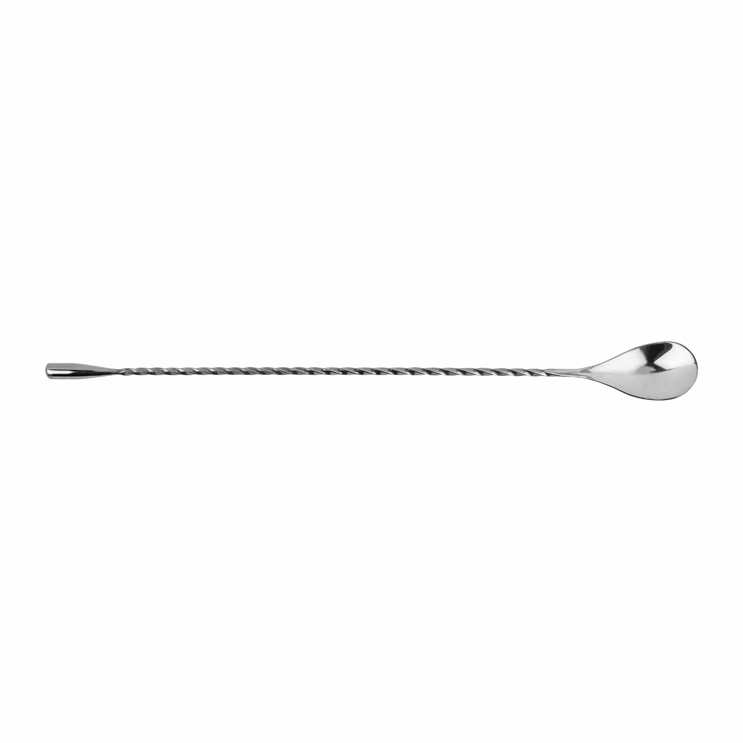 Krumble zilverkleurige barlepel 30 cm – stijlvolle cocktailmix voor thuis en horeca