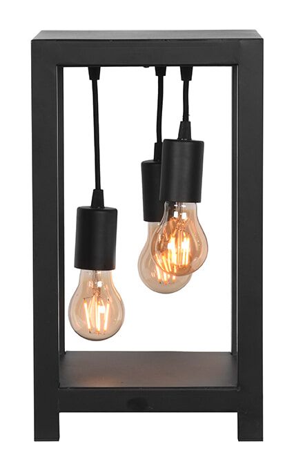 LABEL51 Dangle Tafellamp – Industrieel Design in Zwart Metaal