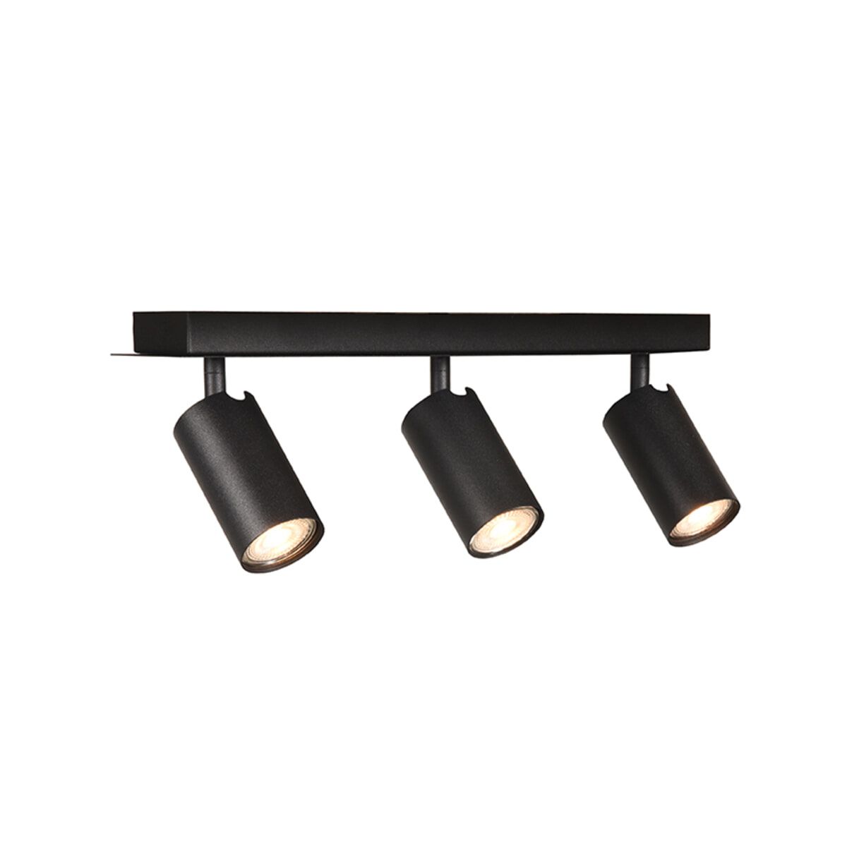 LABEL51 Ferroli Plafondlamp Zwart – Moderne 2‑lampen spot met GU10