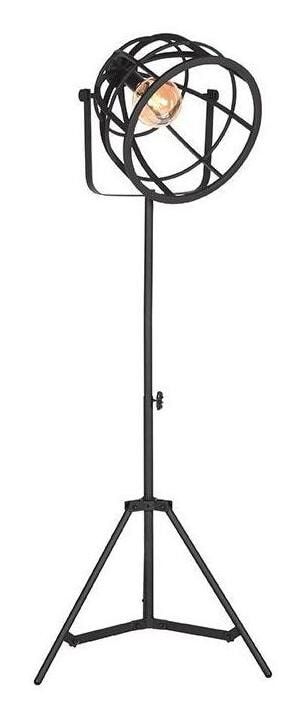 LABEL51 Fuse Vloerlamp – Industriële elegantie in zwart (170 cm)