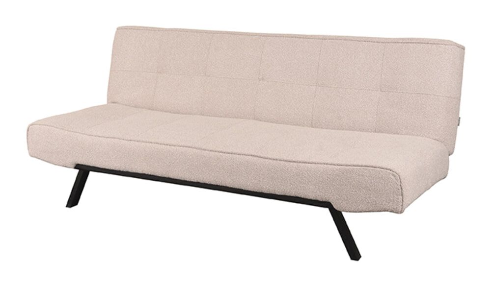 LABEL51 King Slaapbank in Naturele Bouclé – Luxe & Ruimte voor Twee