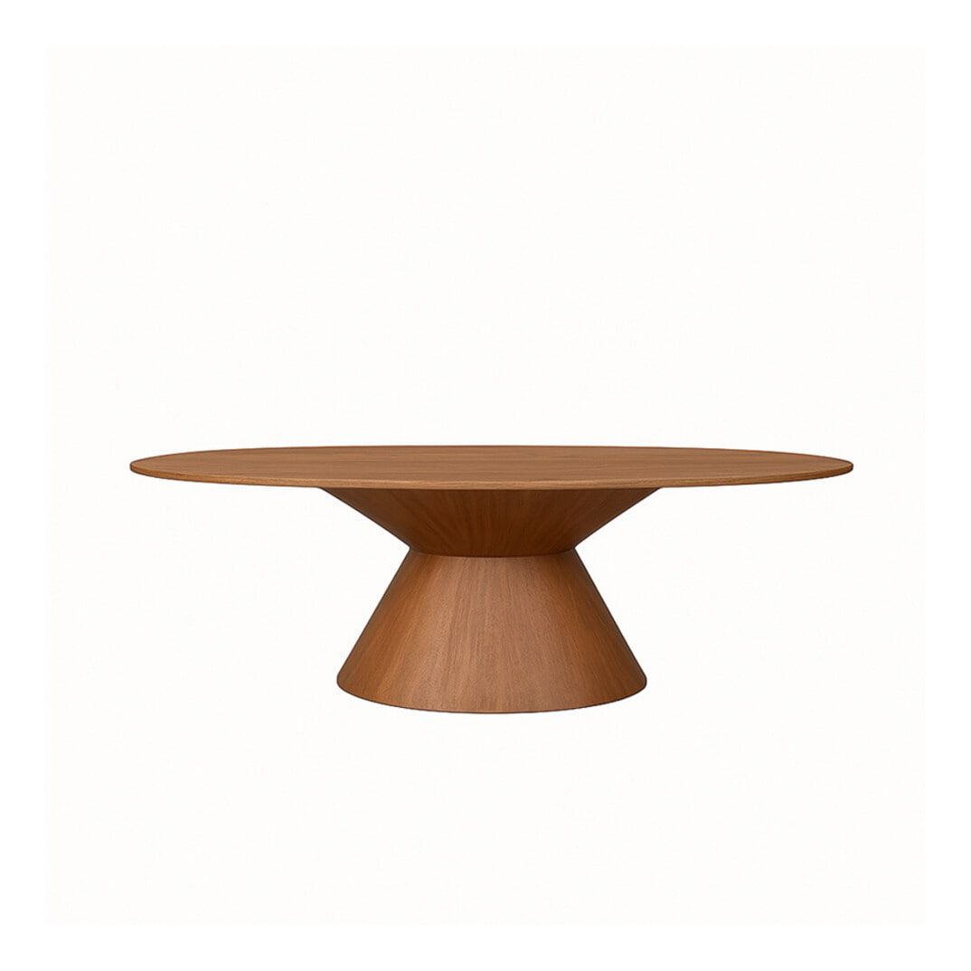 LABEL51 Ovale Eettafel Jagger – Naturel Mangohout 200 × 110 cm