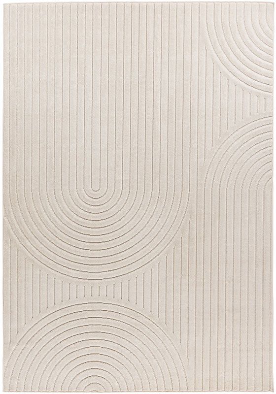 LABEL51 Varo – ruim ivoorkleed 200 × 290 cm voor een lichte woonruimte