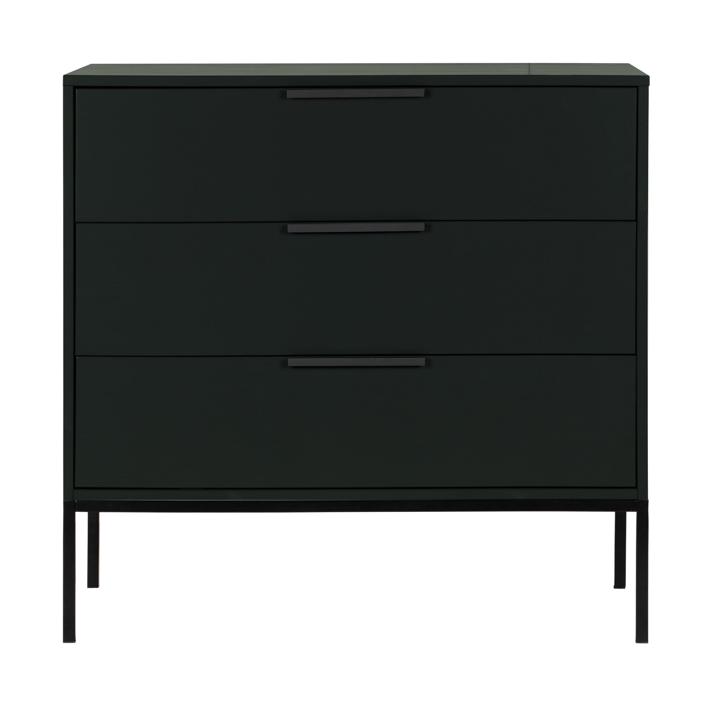 Ladekast Adam – Robuuste zwarte commode van WOOOD