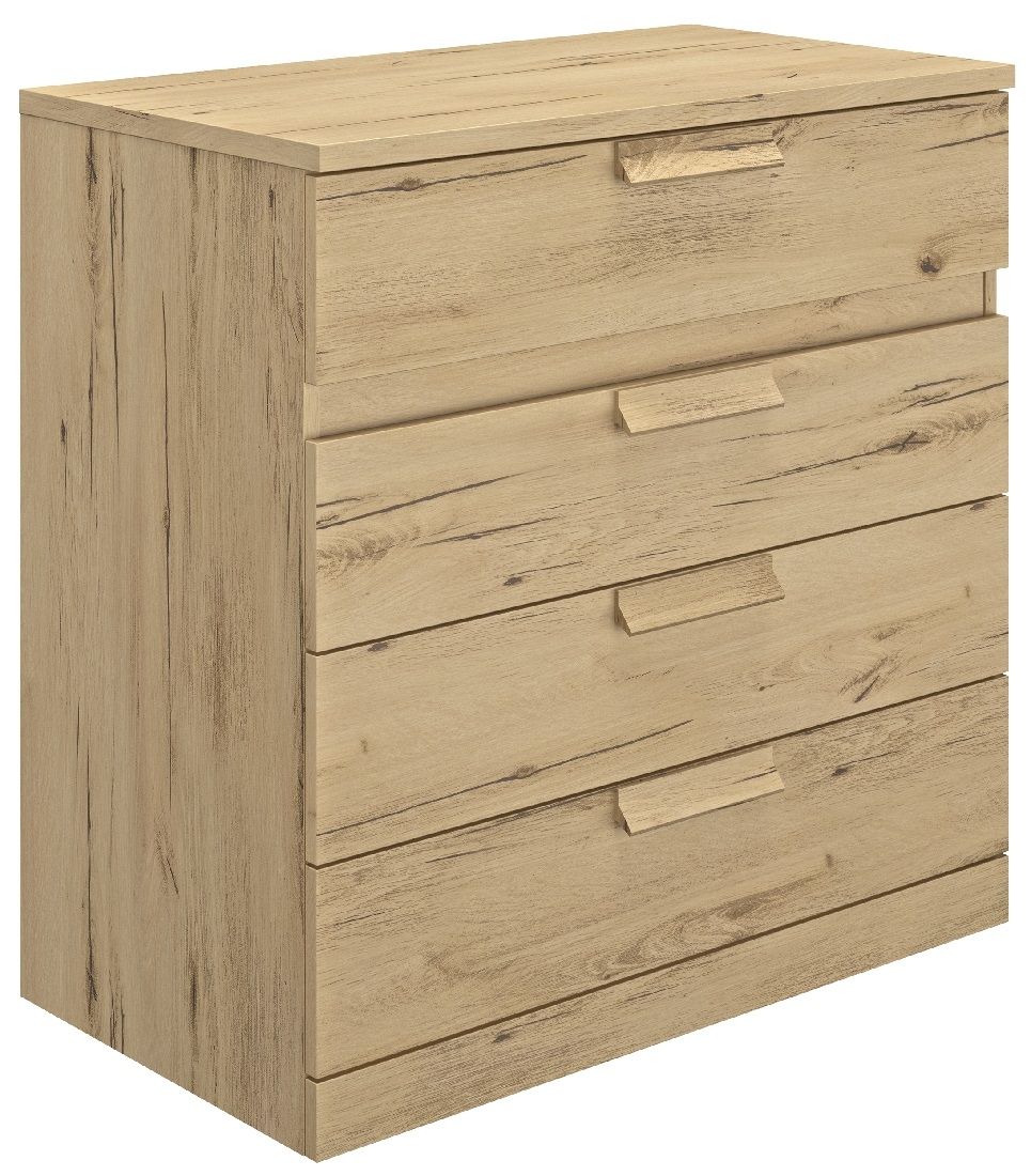 Ladekast Cyrus 81 cm – Helvezia eiken, stijlvolle opbergruimte voor elke kamer