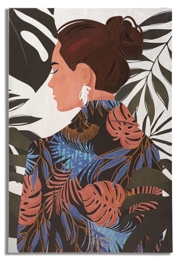 Lady Jungle wanddecoratie van Mauro Ferretti – levendig kunstwerk voor jouw interieur