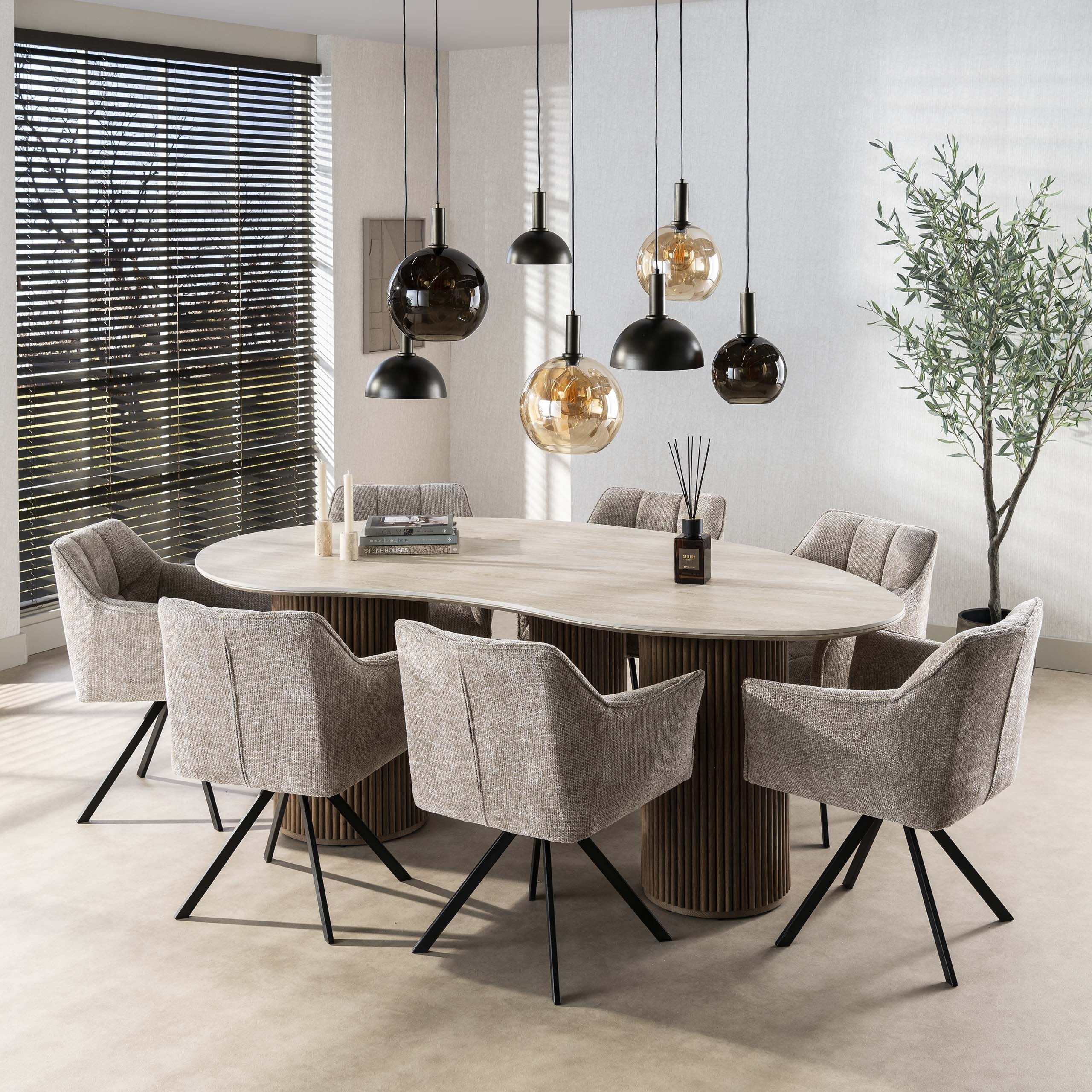 Laycie eettafel in keramisch blad – stijlvol en ruim voor de moderne eetkamer