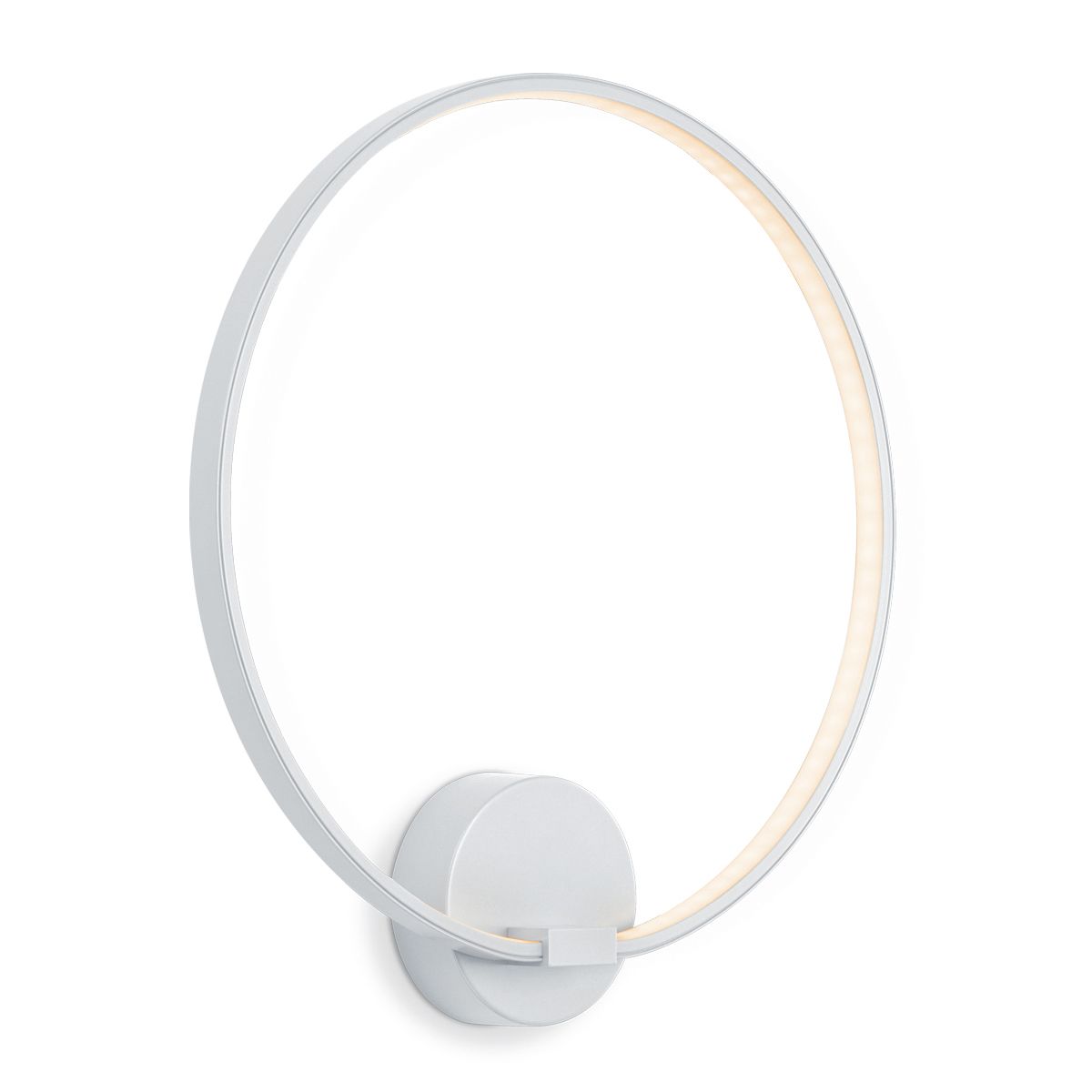 LED wandlamp Eclips Ø 35 – eigentijds zilveren verlichting voor elke wand