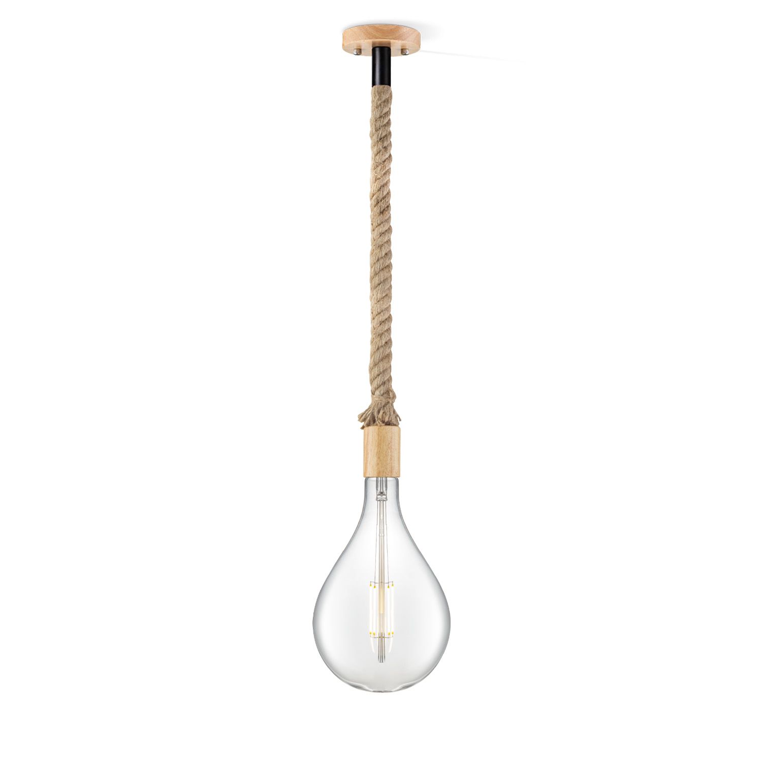 Leonardo hanglamp van Home Sweet Home – Moderne touwlamp met heldere LED