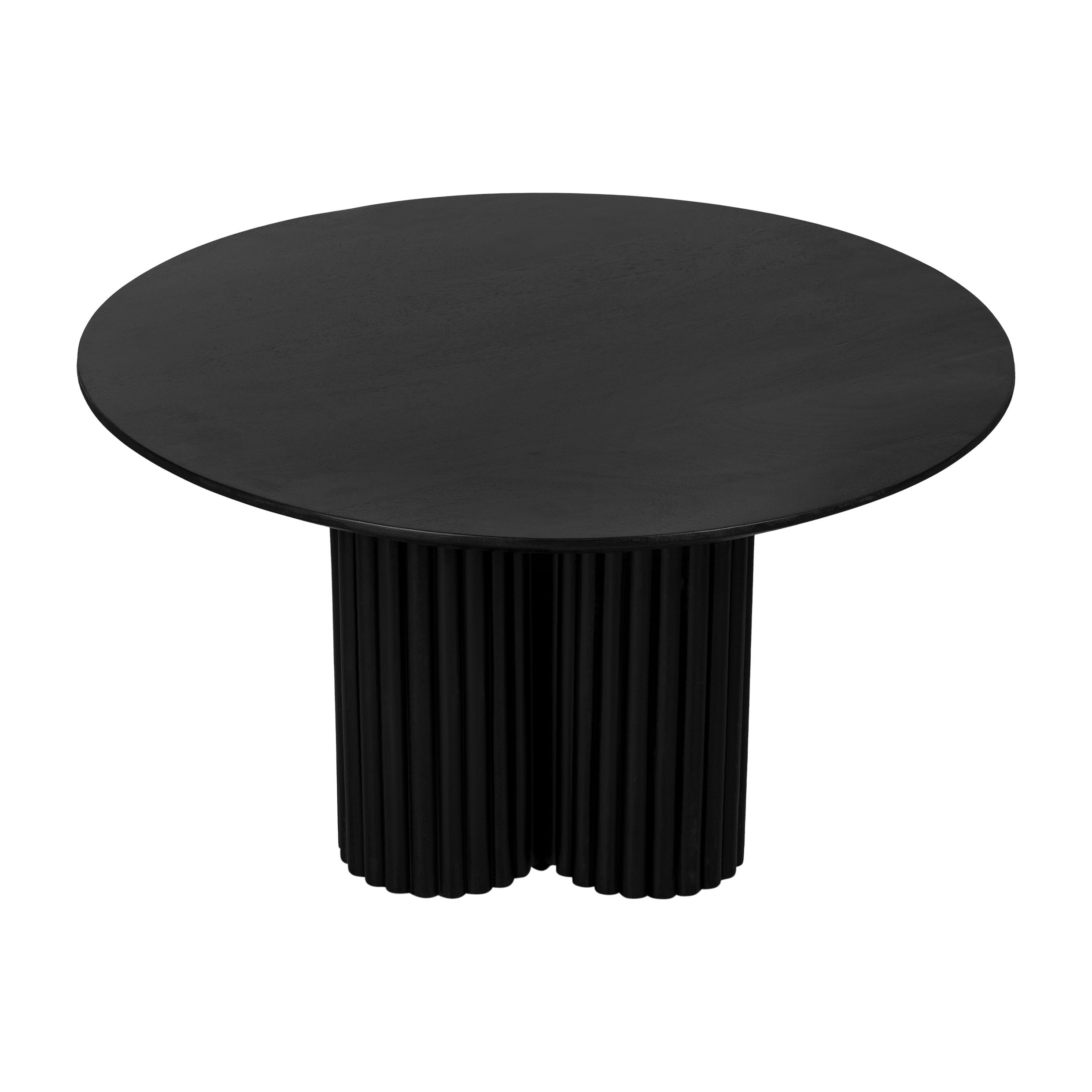 Lewis & Loft Lane ronde salontafel Ø80 cm – Zwart, FSC‑certificeerd mangohout